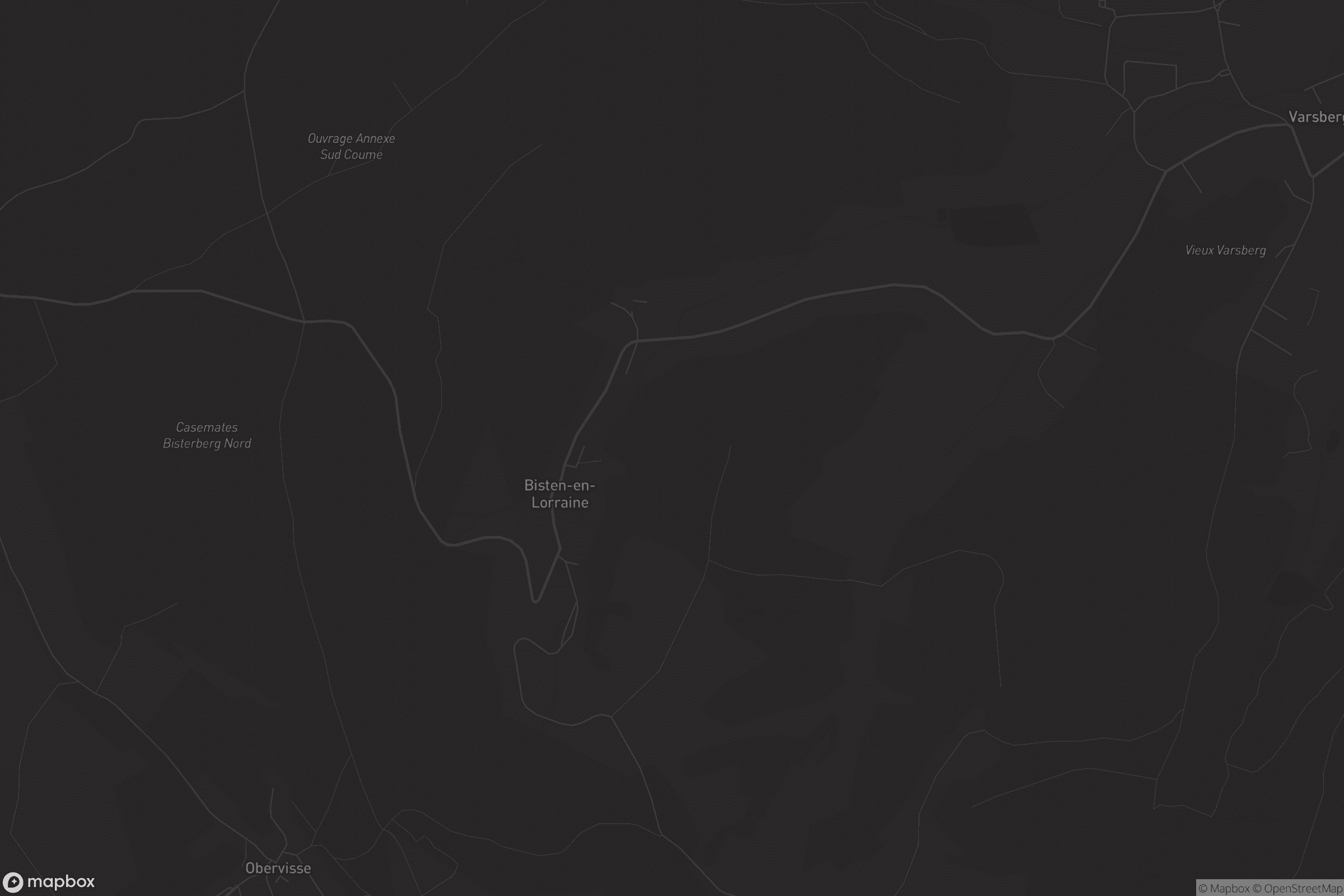 Carte de Bisten-en-Lorraine