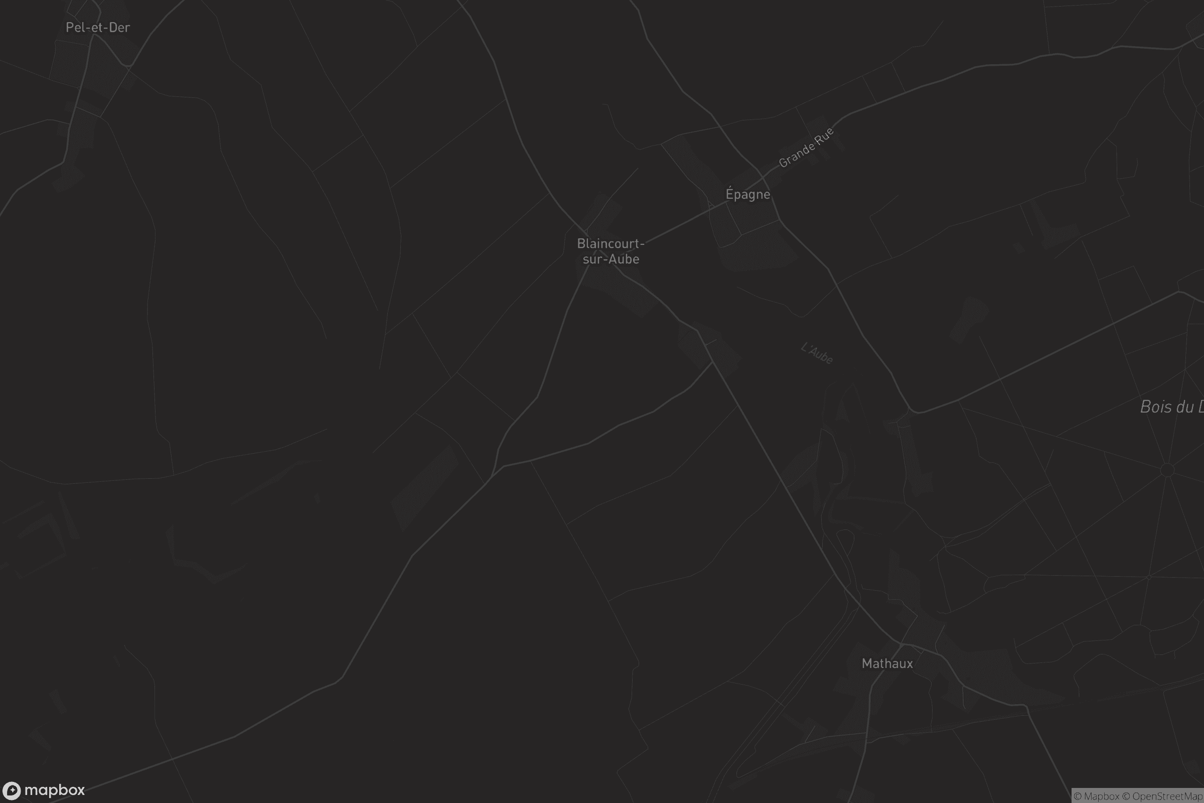 Carte de Blaincourt-sur-Aube