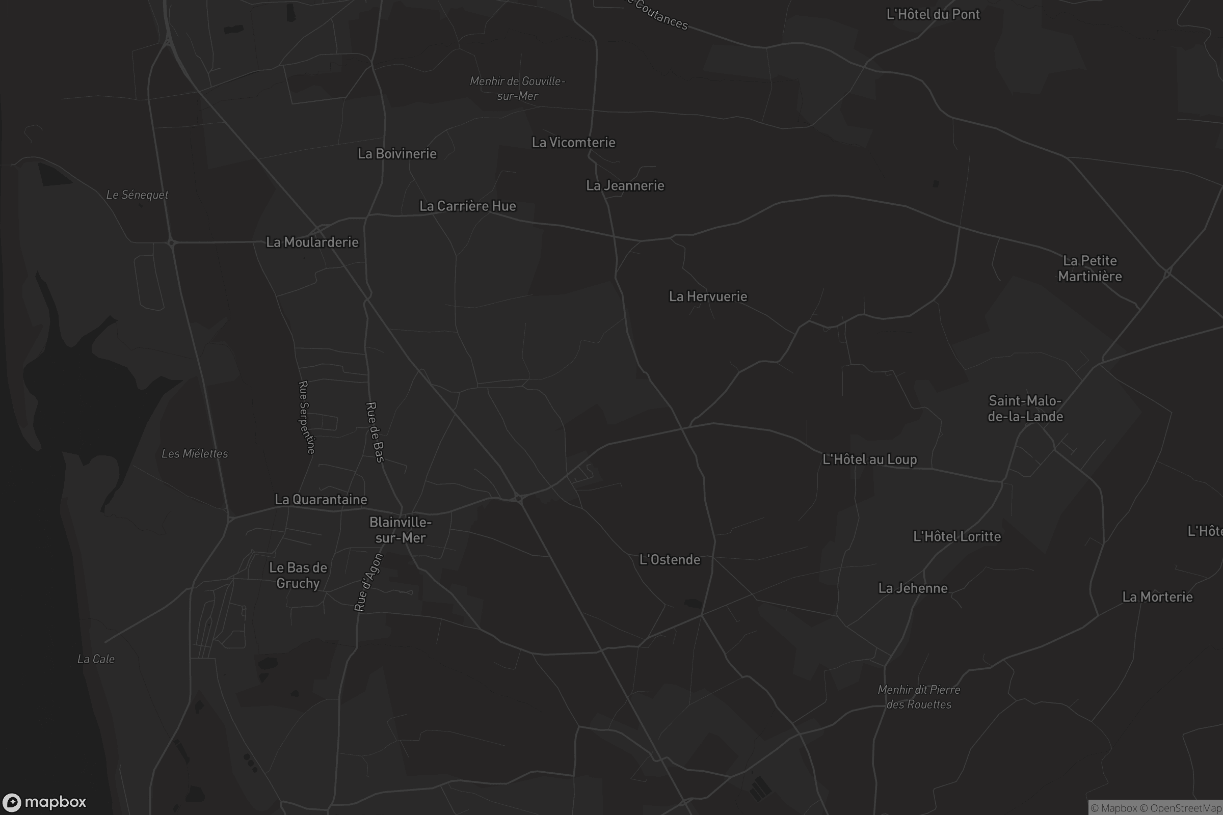 Carte de Blainville-sur-Mer