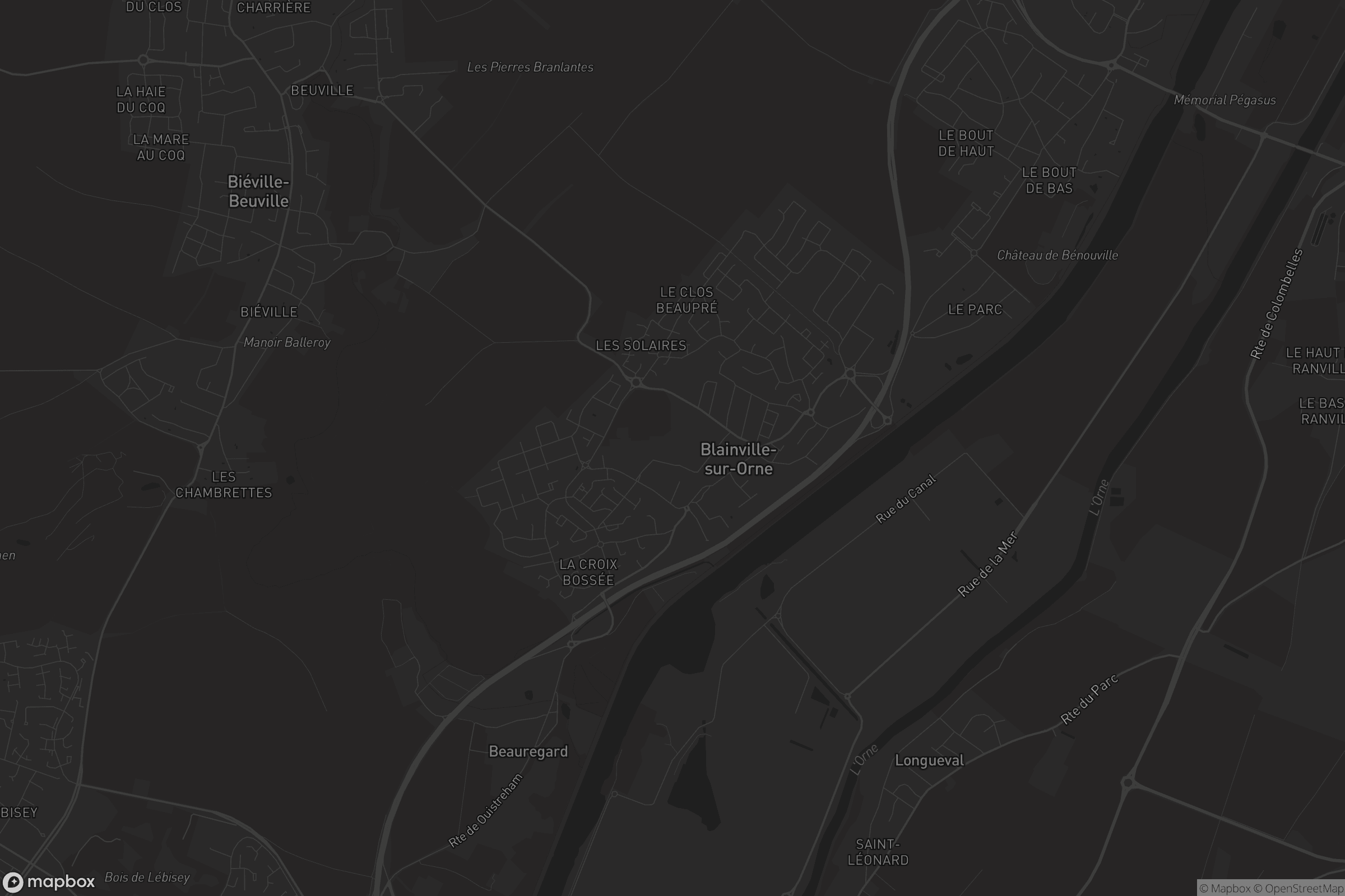 Carte de Blainville-sur-Orne