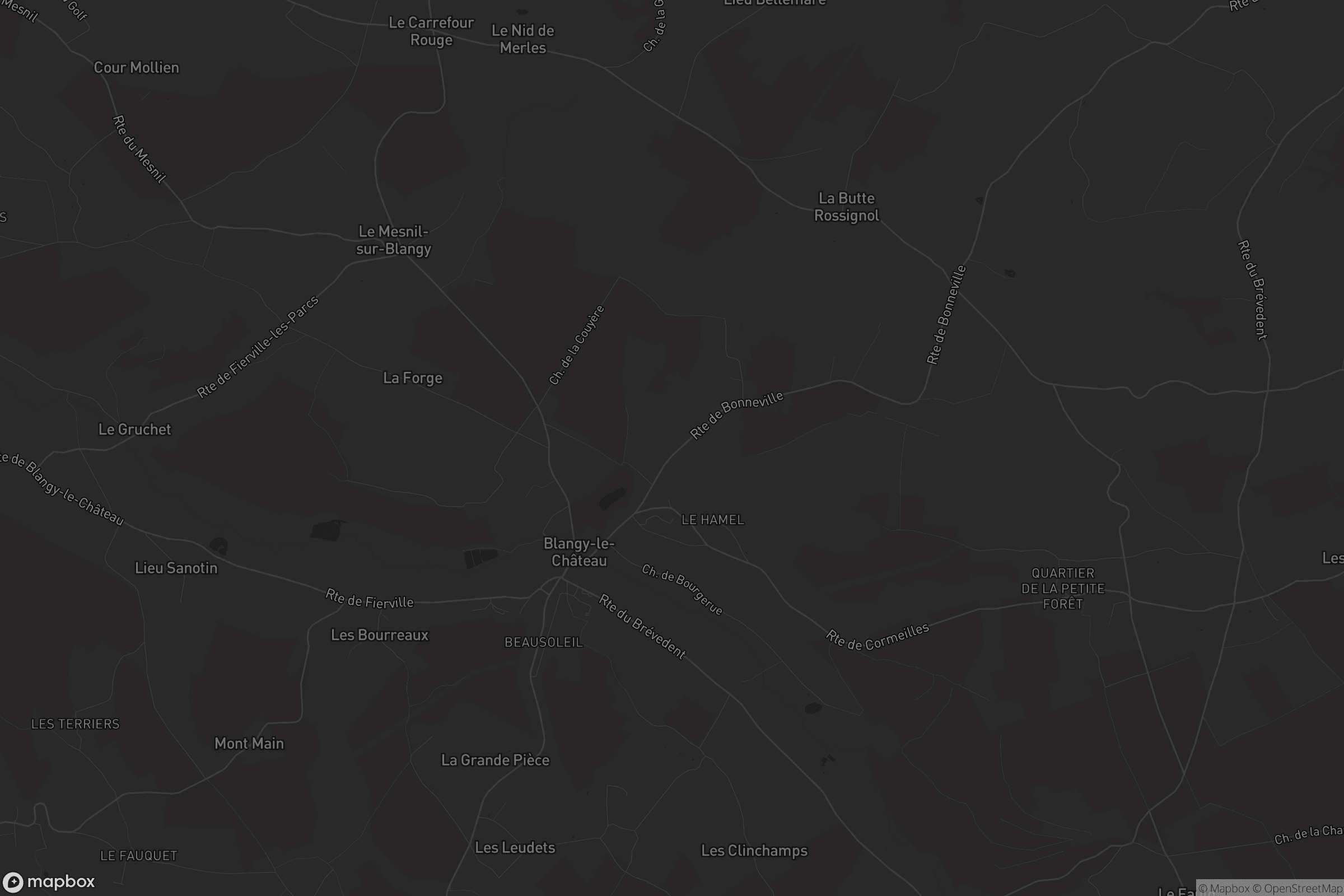 Carte de Blangy-le-Château