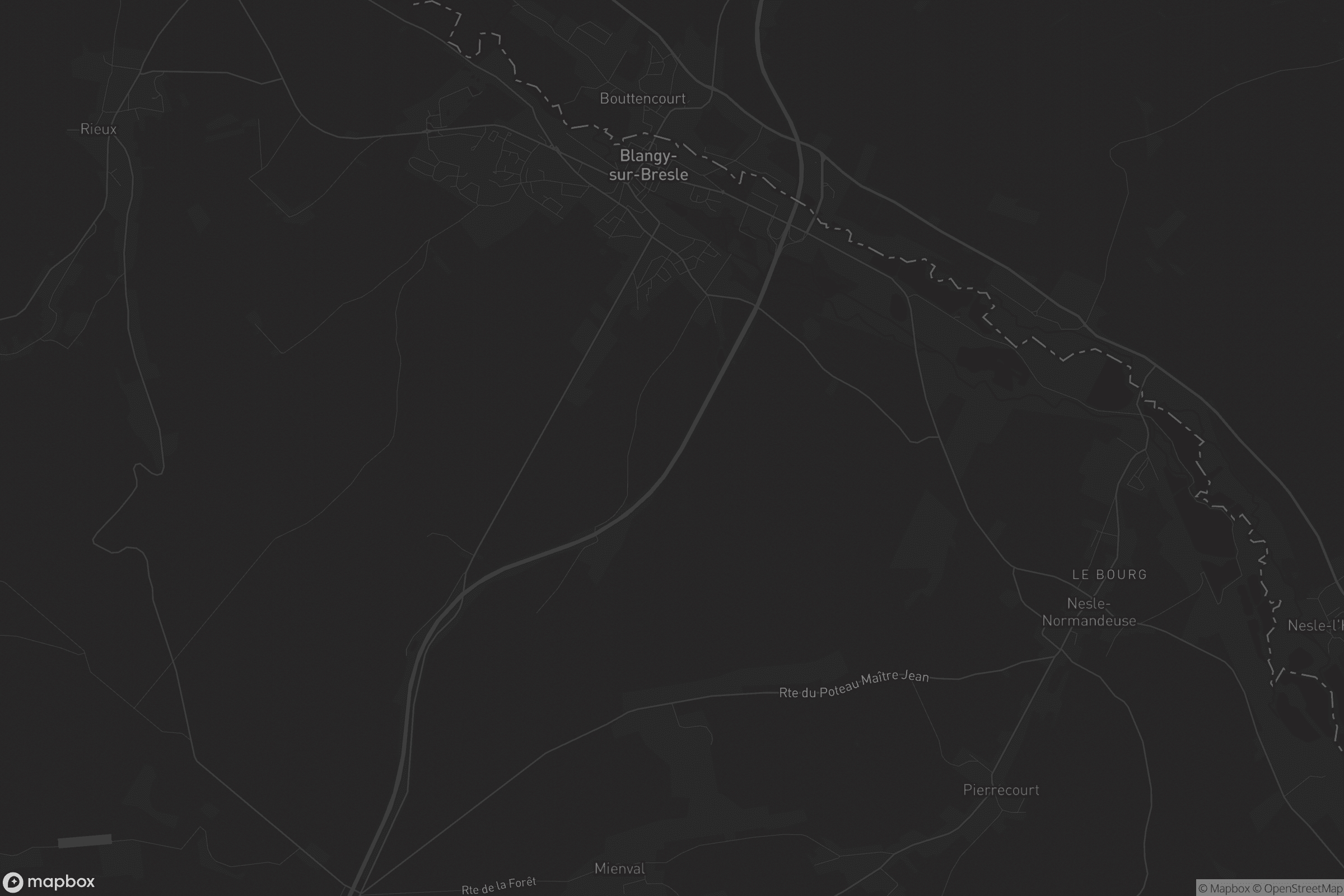 Carte de Blangy-sur-Bresle