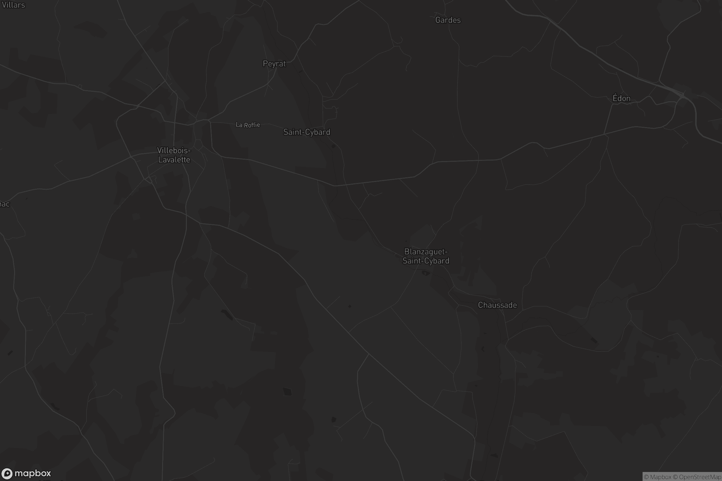 Carte de Blanzaguet-Saint-Cybard