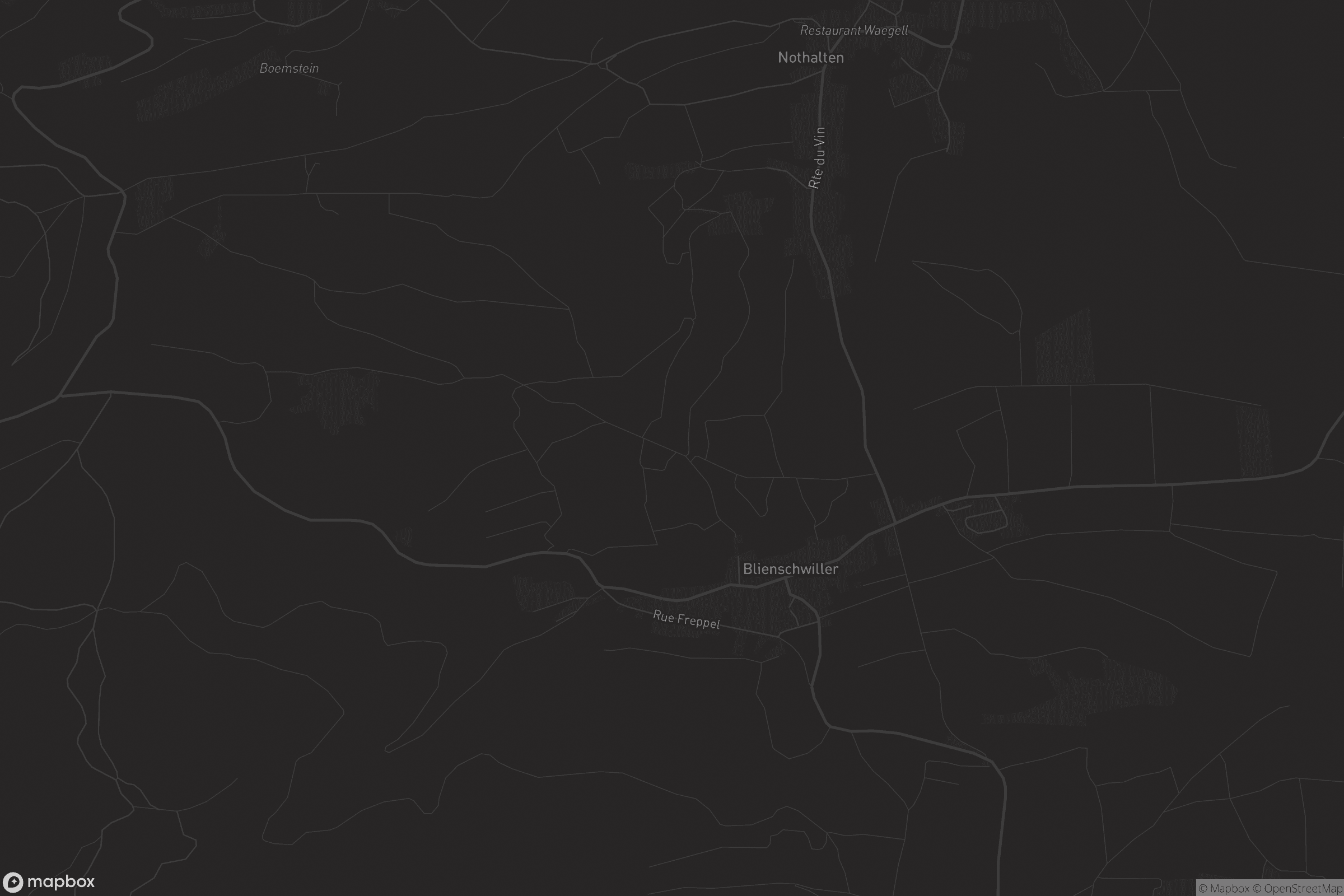 Carte de Blienschwiller