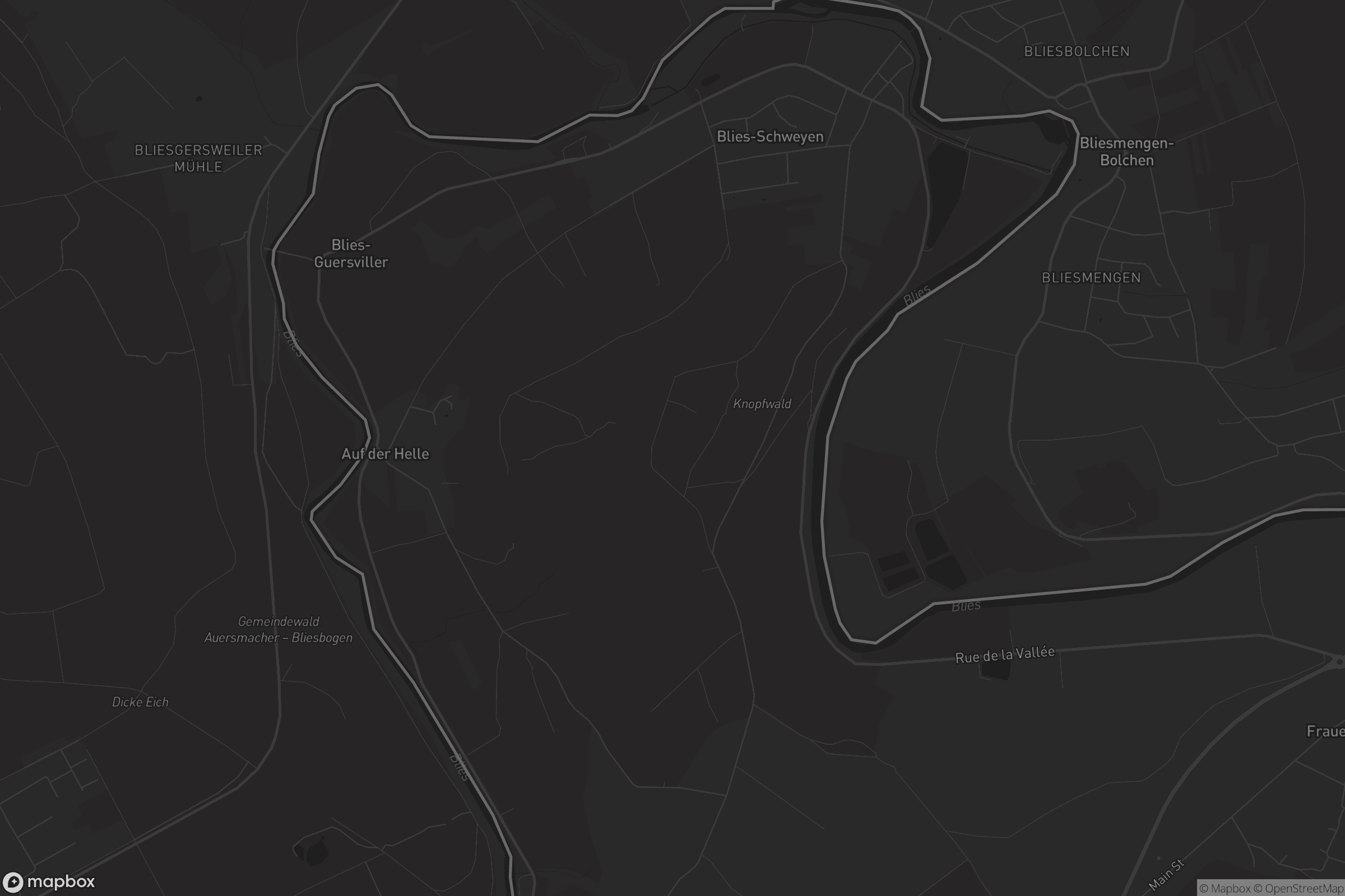 Carte de Blies-Guersviller