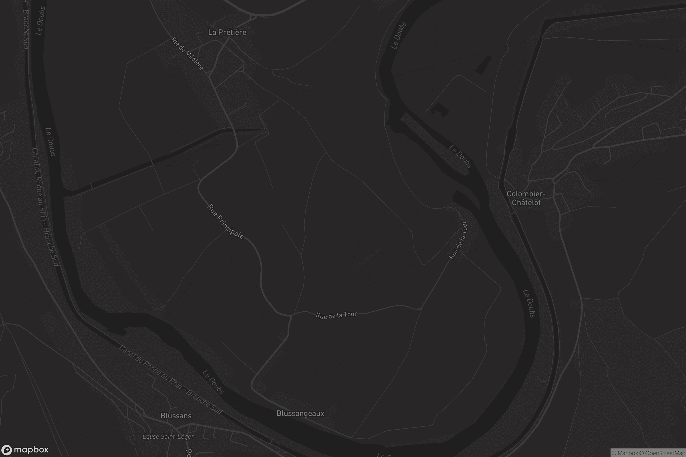 Carte de Blussangeaux