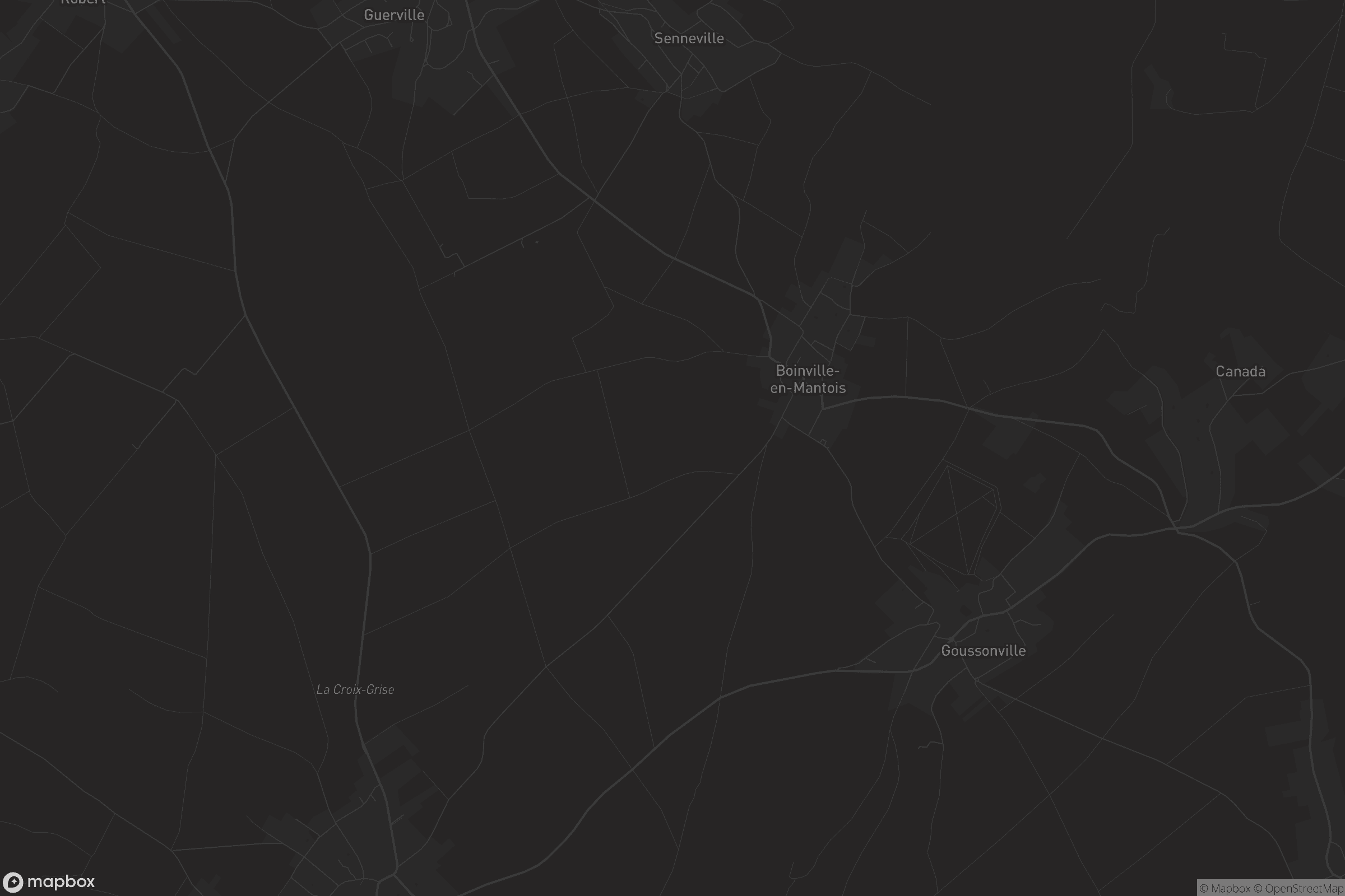 Carte de Boinville-en-Mantois