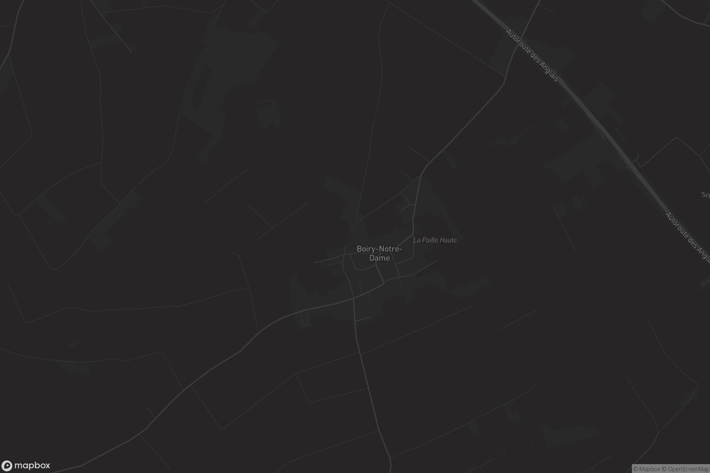 Carte de Boiry-Notre-Dame