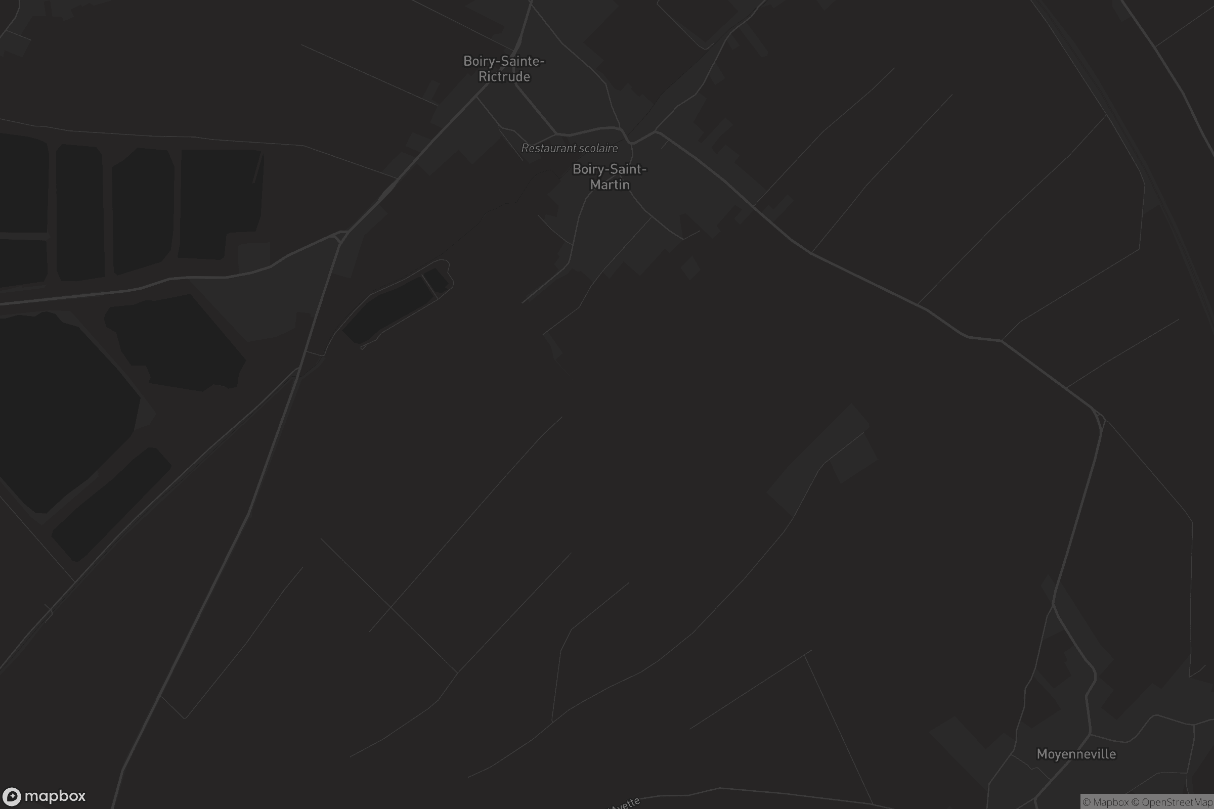 Carte de Boiry-Saint-Martin
