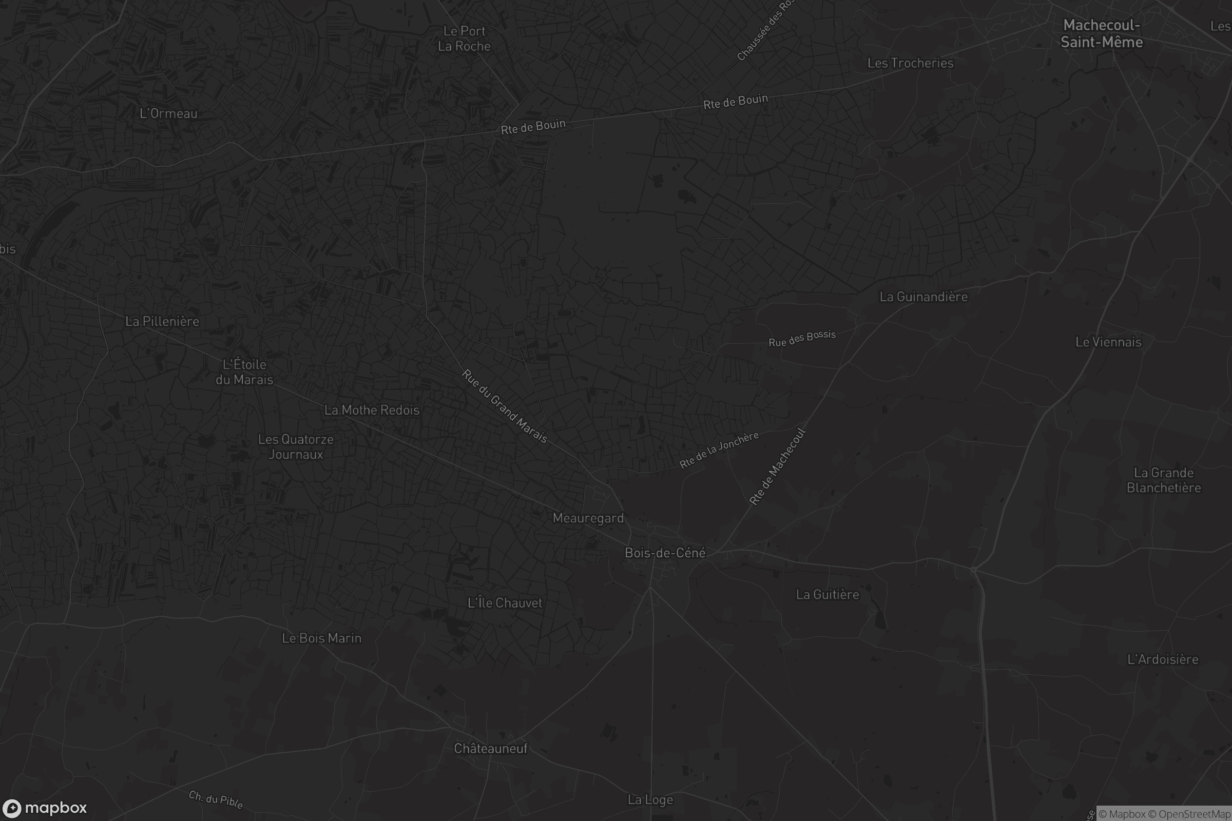 Carte de Bois-de-Céné