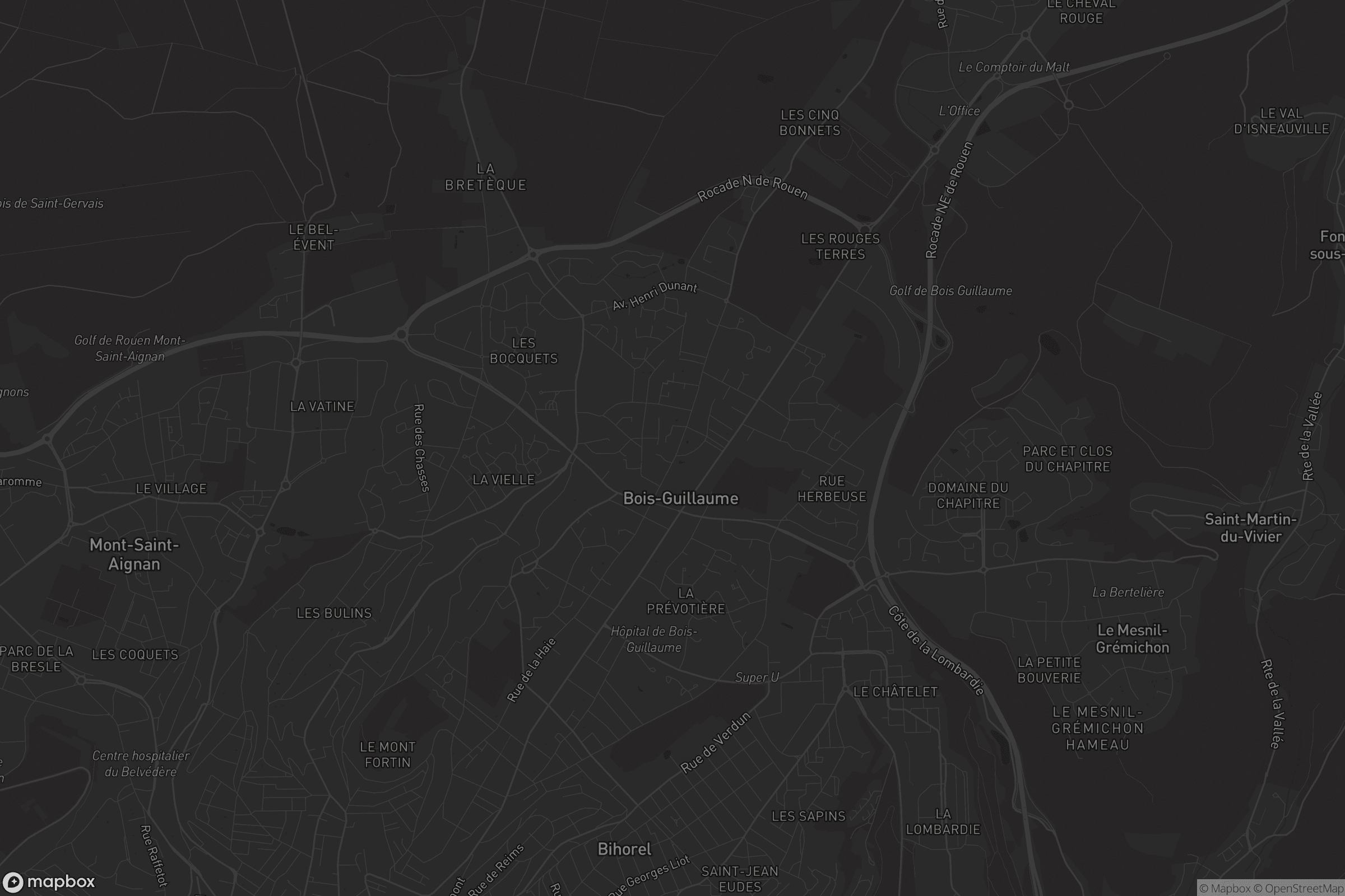 Carte de Bois-Guillaume