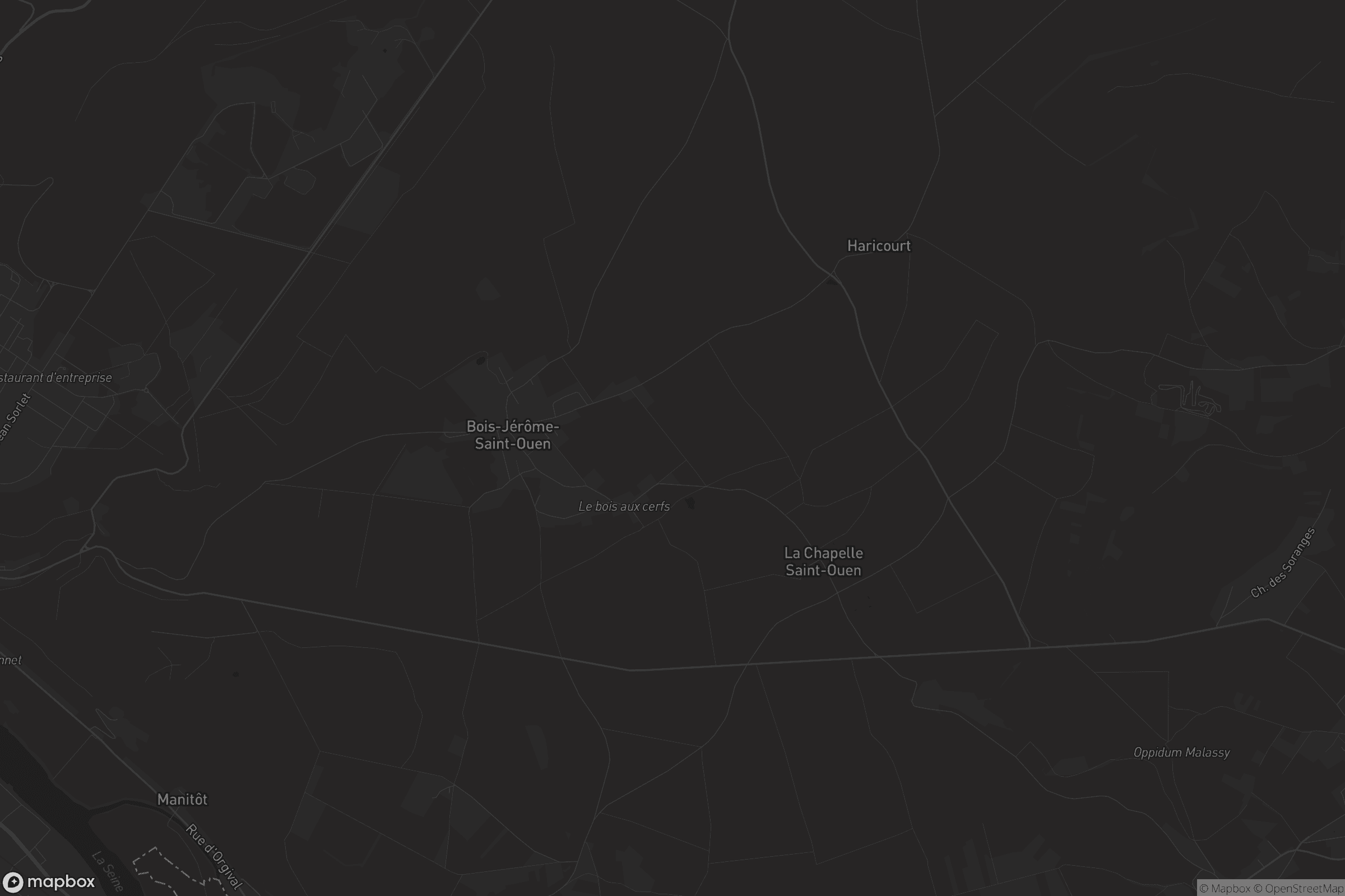 Carte de Bois-Jérôme-Saint-Ouen