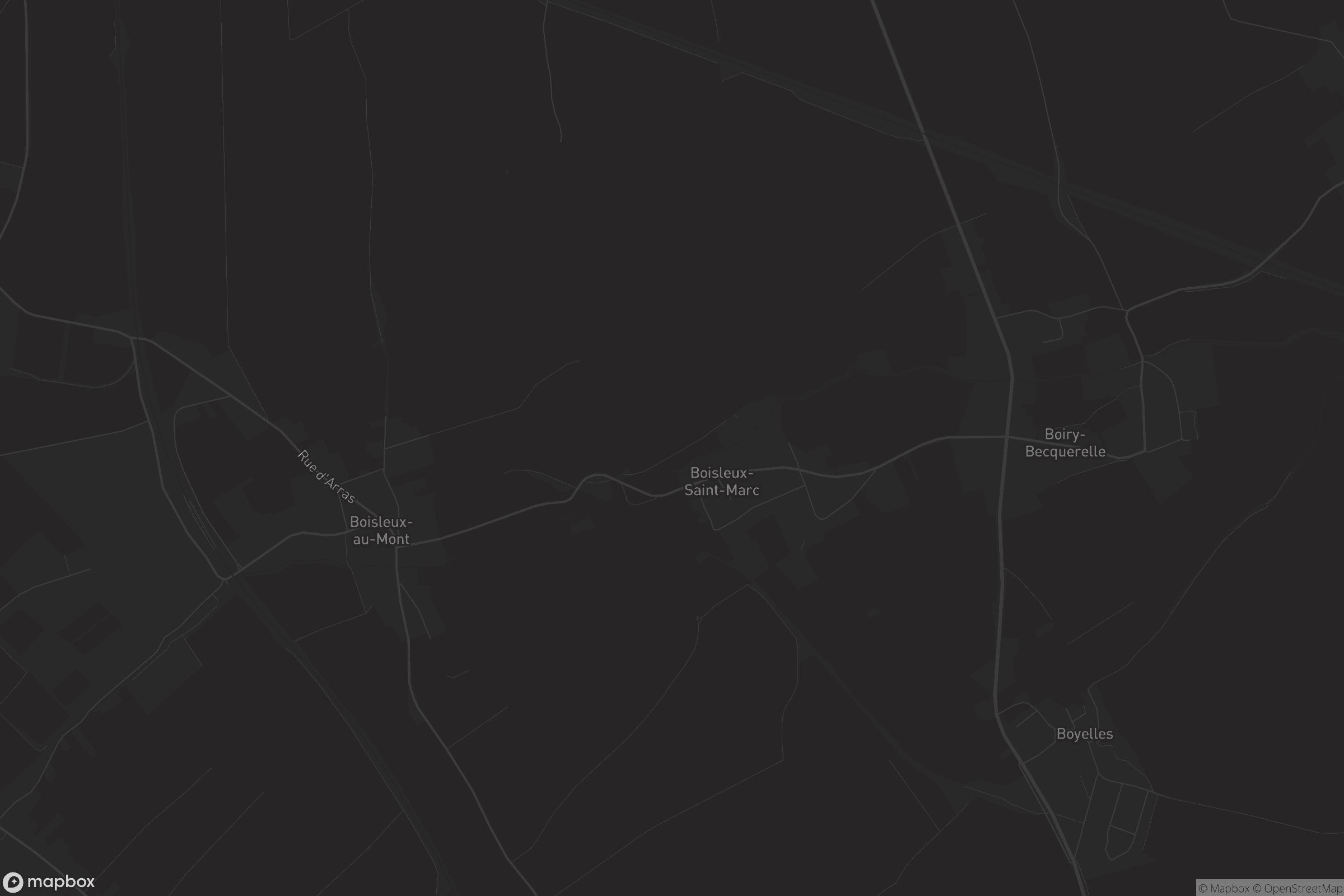 Carte de Boisleux-Saint-Marc