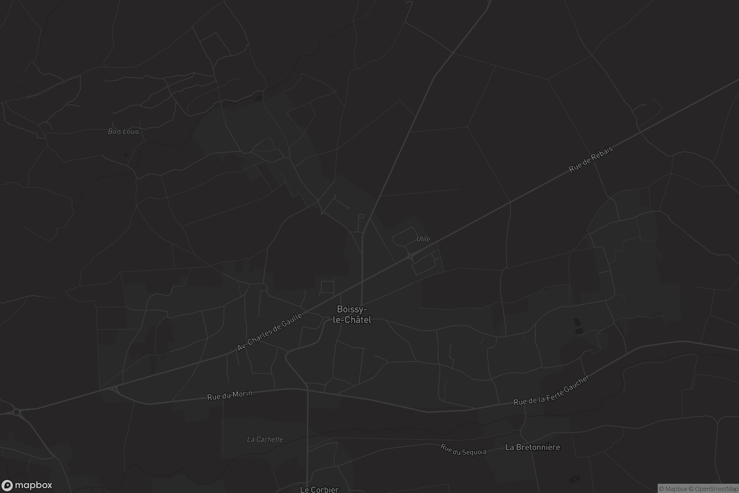 Carte de Boissy-le-Châtel