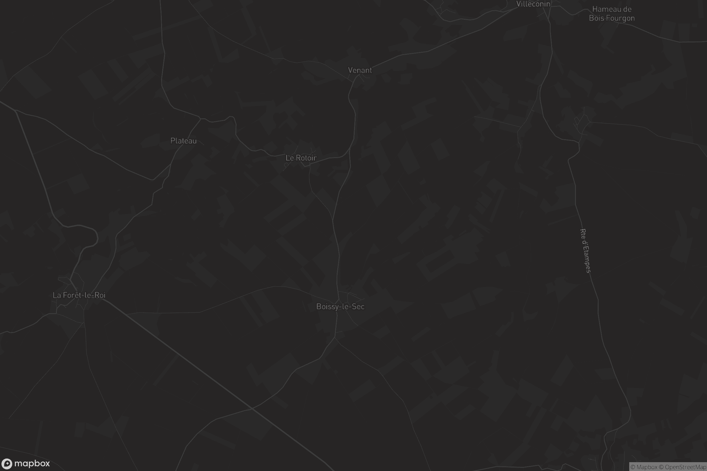 Carte de Boissy-le-Sec