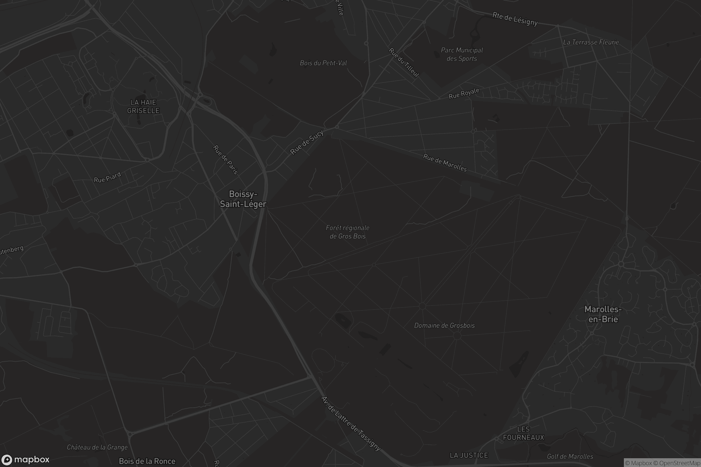 Carte de Boissy-Saint-Léger