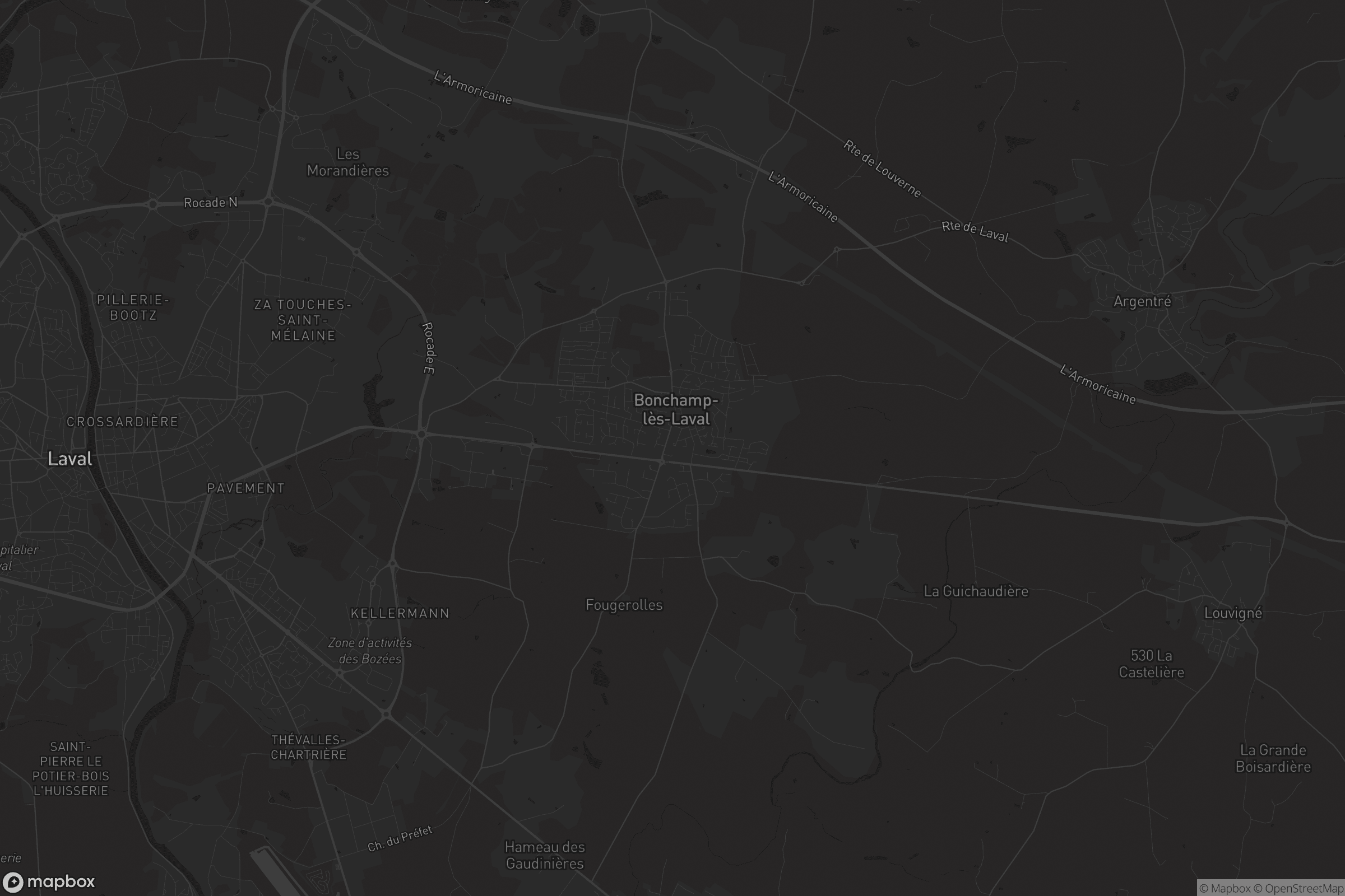 Carte de Bonchamp-lès-Laval