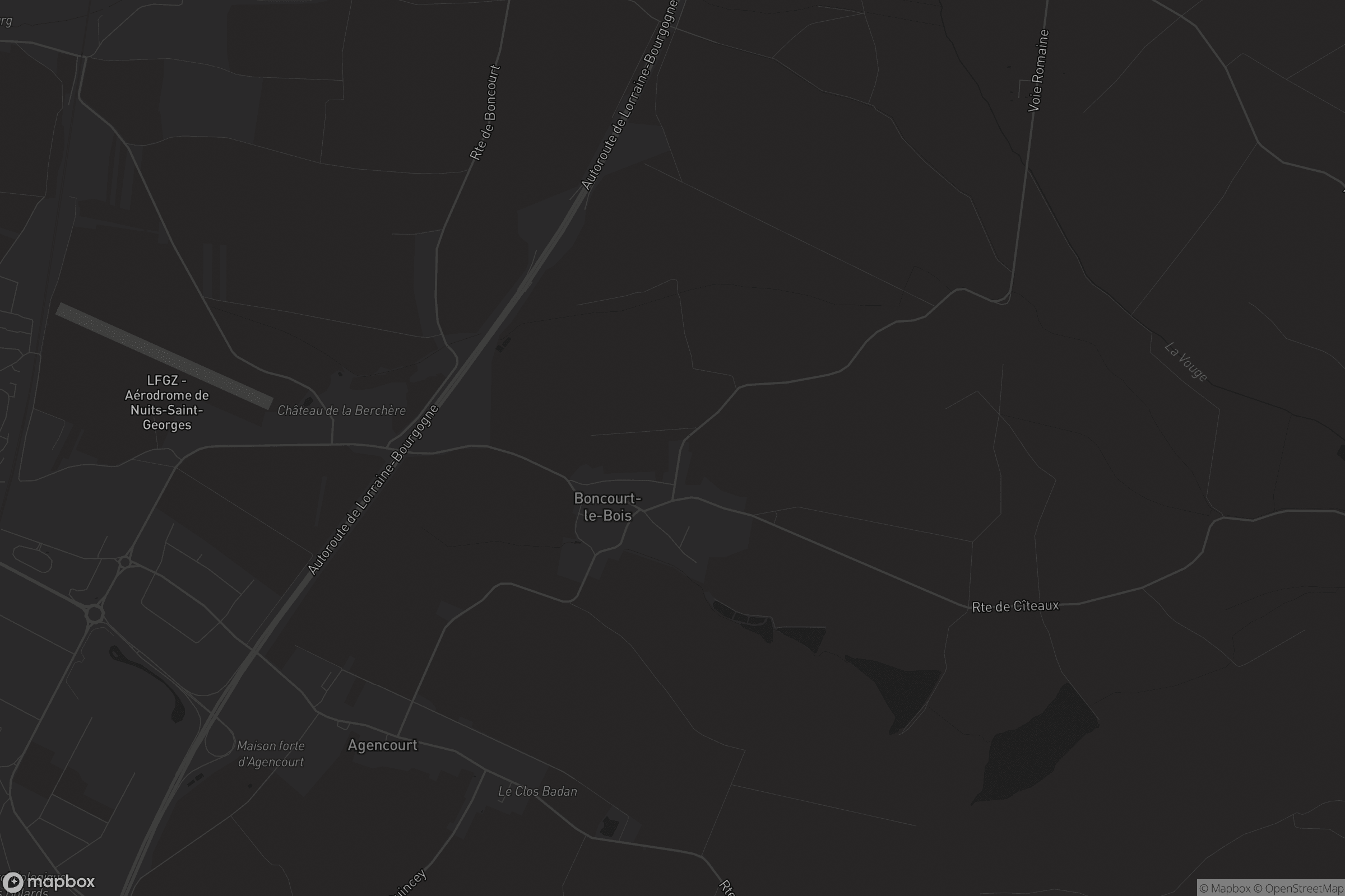 Carte de Boncourt-le-Bois