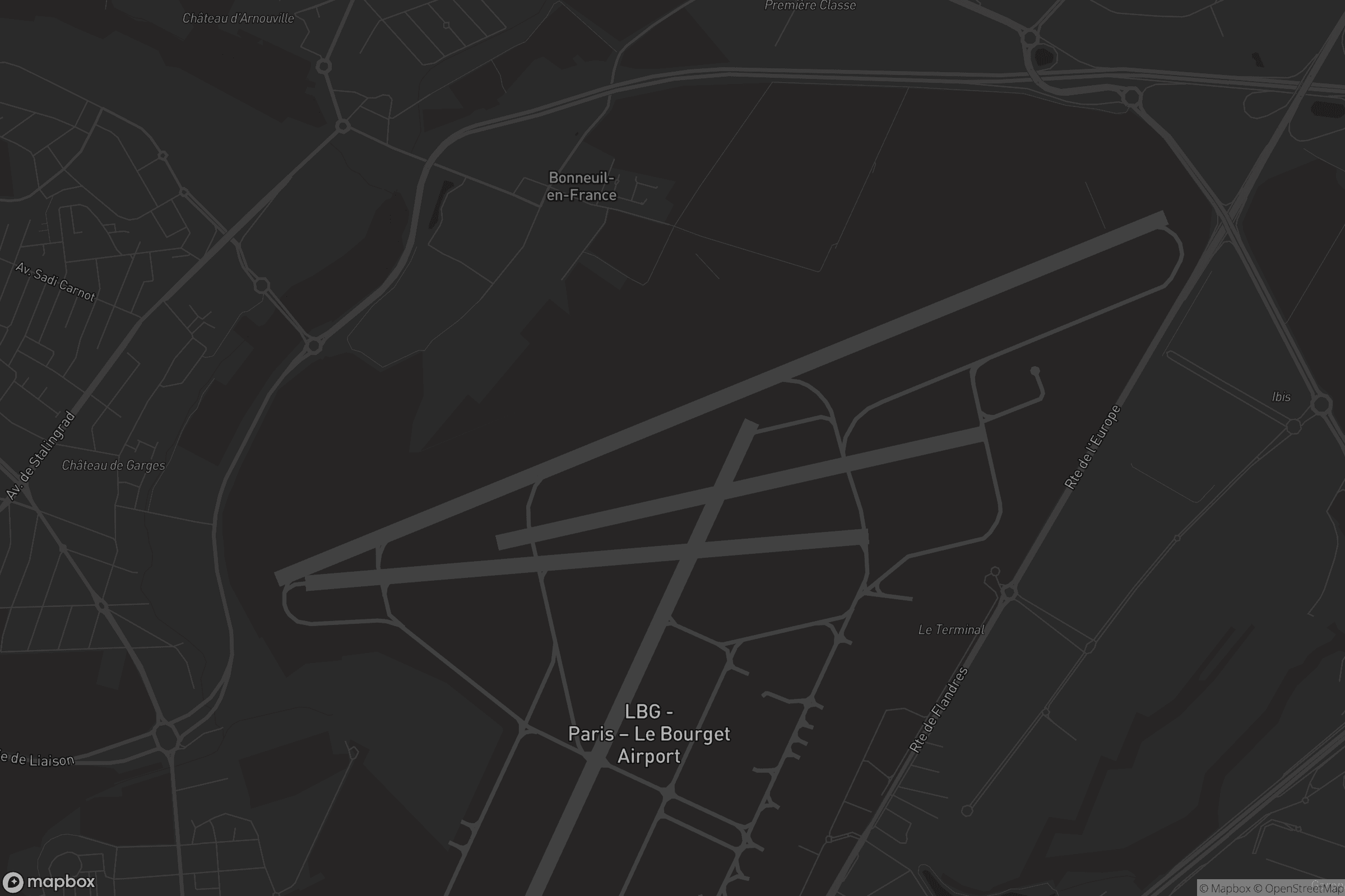 Carte de Bonneuil-en-France