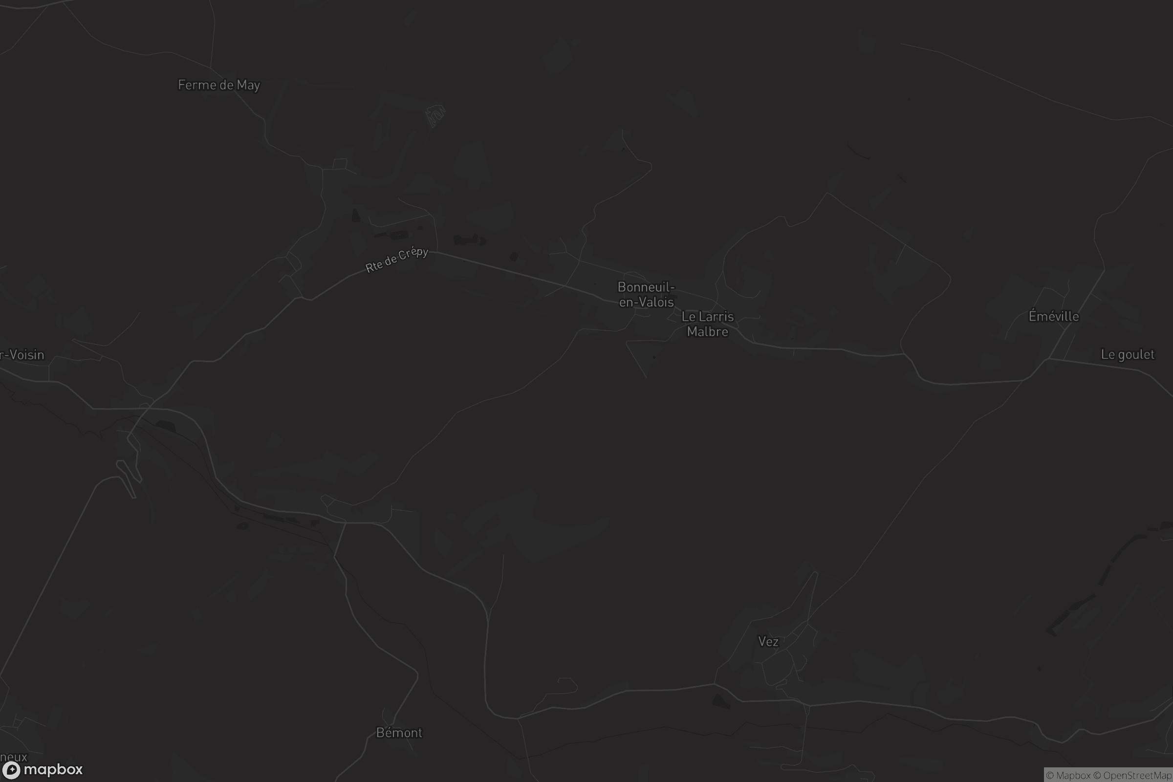 Carte de Bonneuil-en-Valois