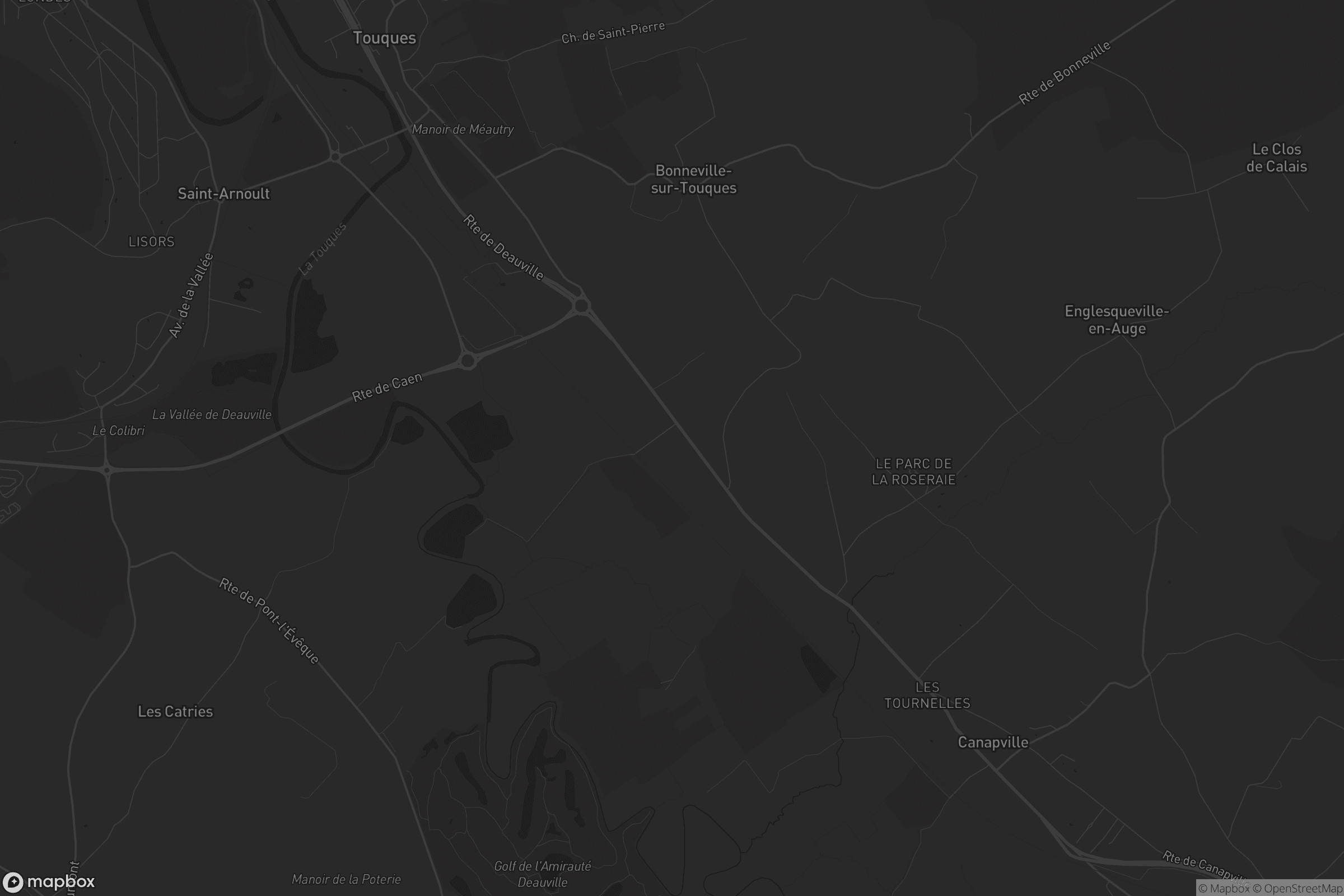 Carte de Bonneville-sur-Touques