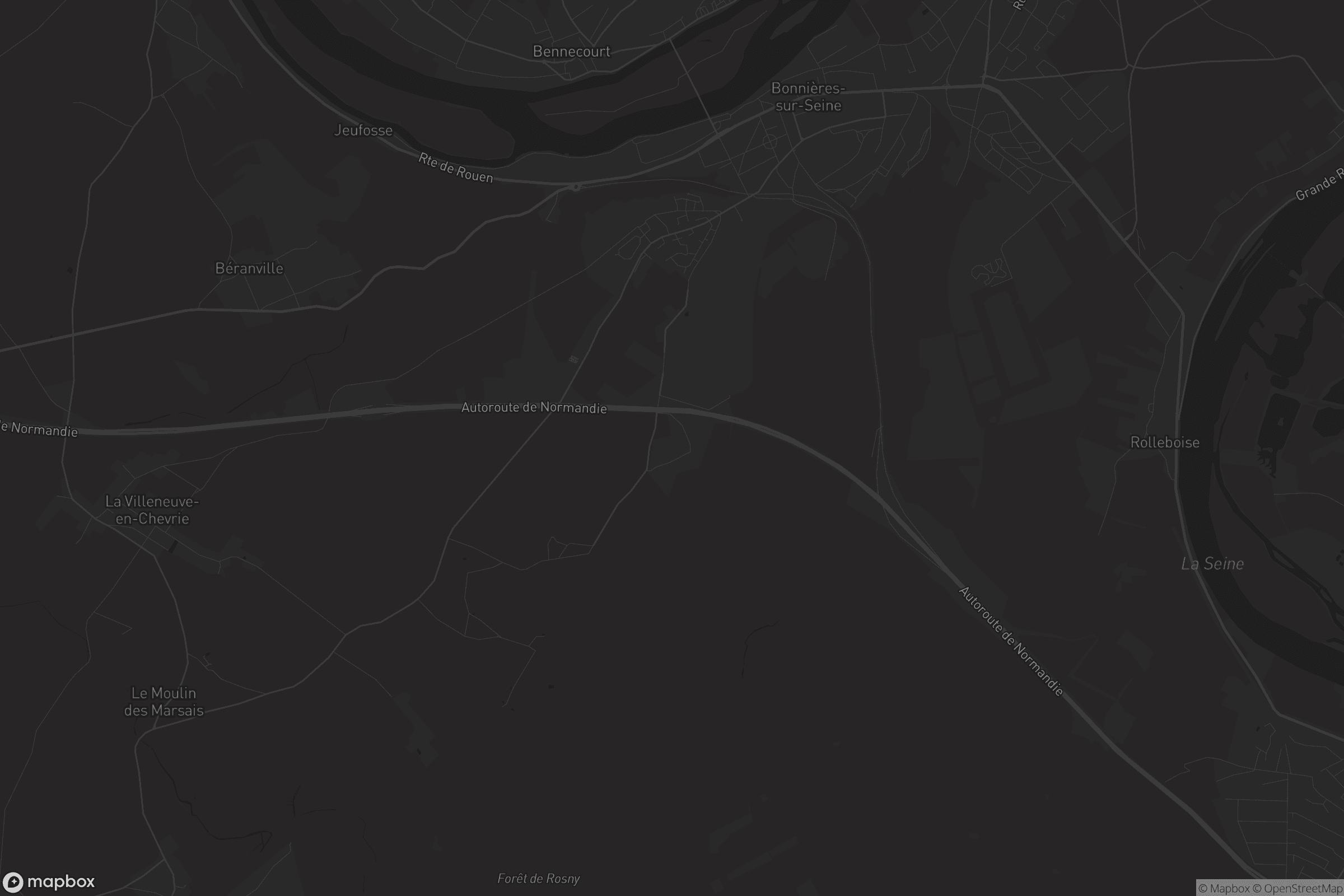 Carte de Bonnières-sur-Seine