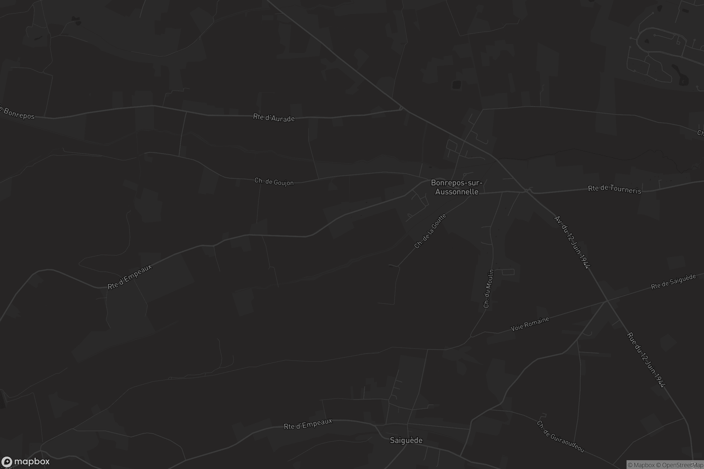 Carte de Bonrepos-sur-Aussonnelle