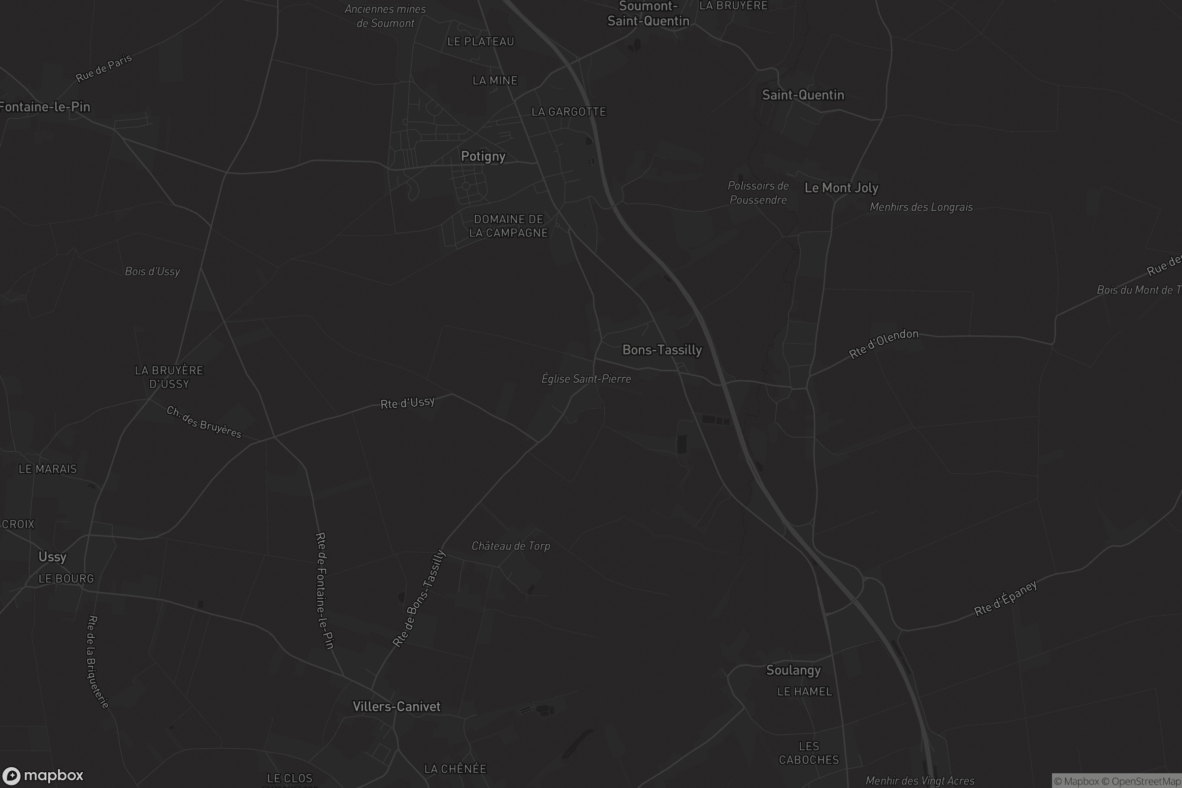 Carte de Bons-Tassilly