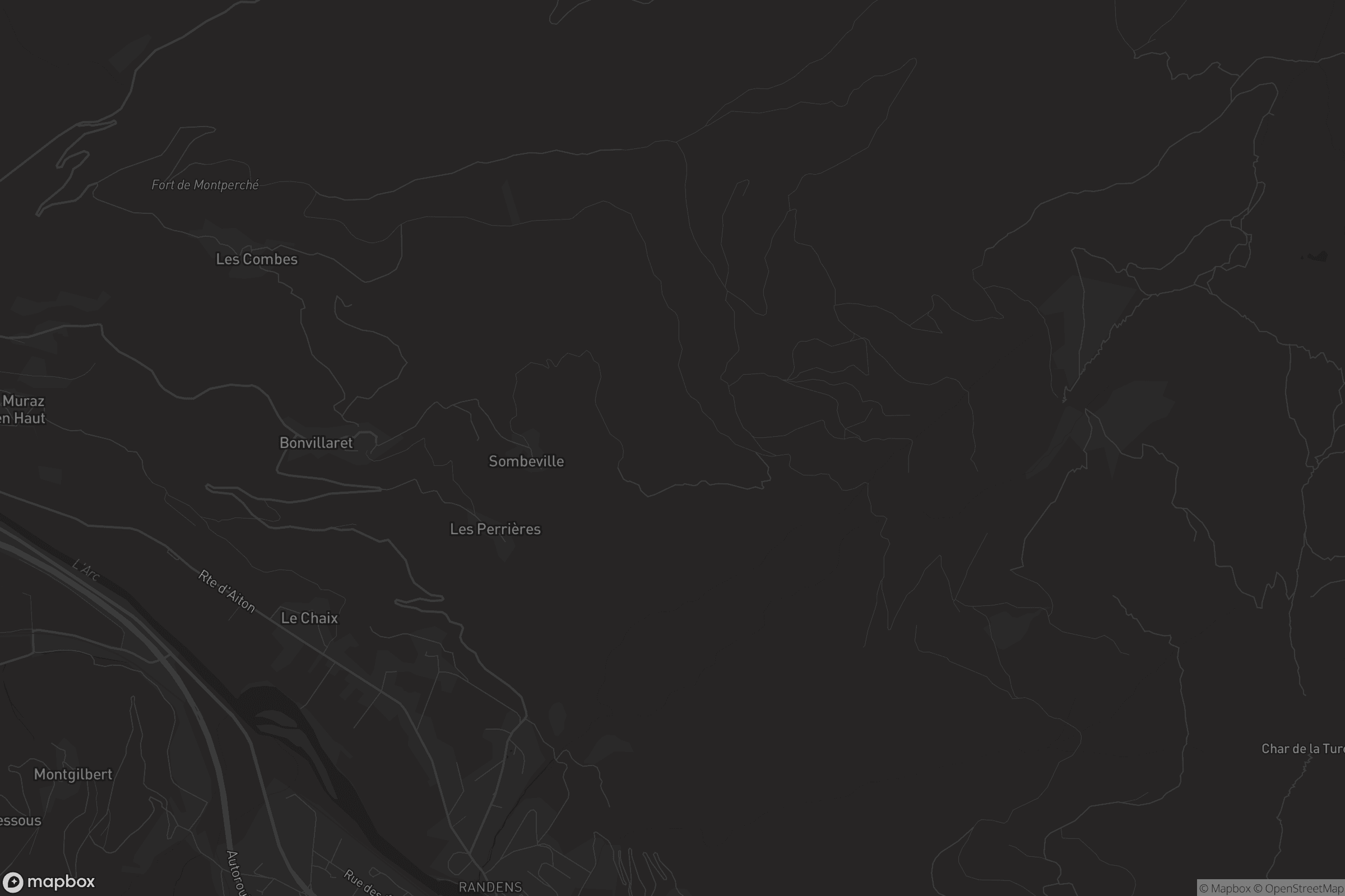 Carte de Bonvillaret