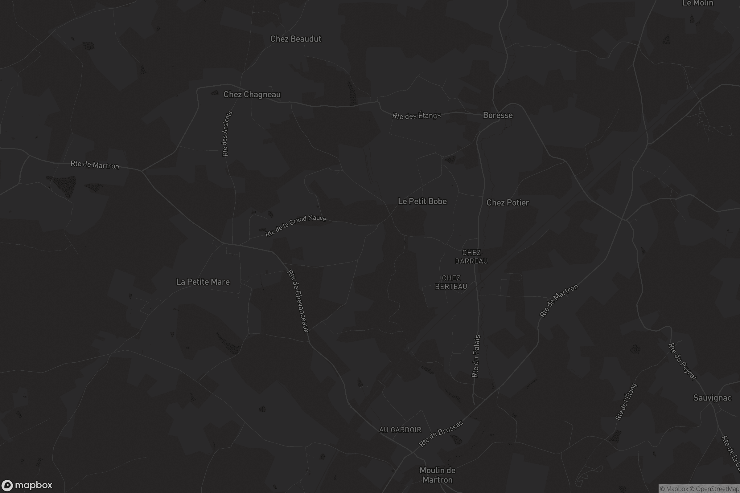 Carte de Boresse-et-Martron