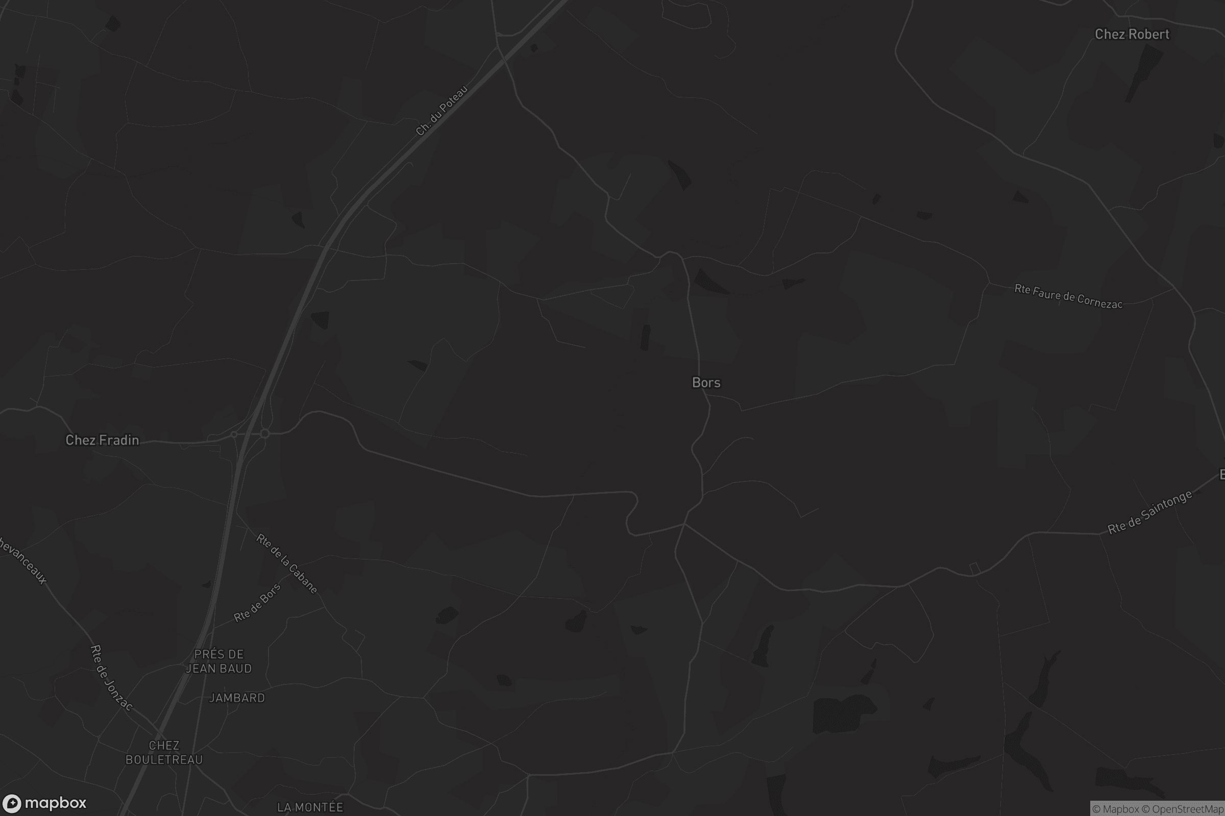 Carte de Bors-de-Baignes