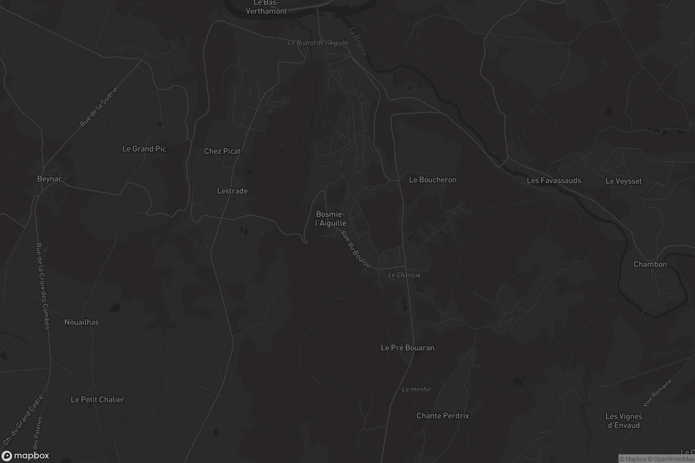 Carte de Bosmie-l'Aiguille