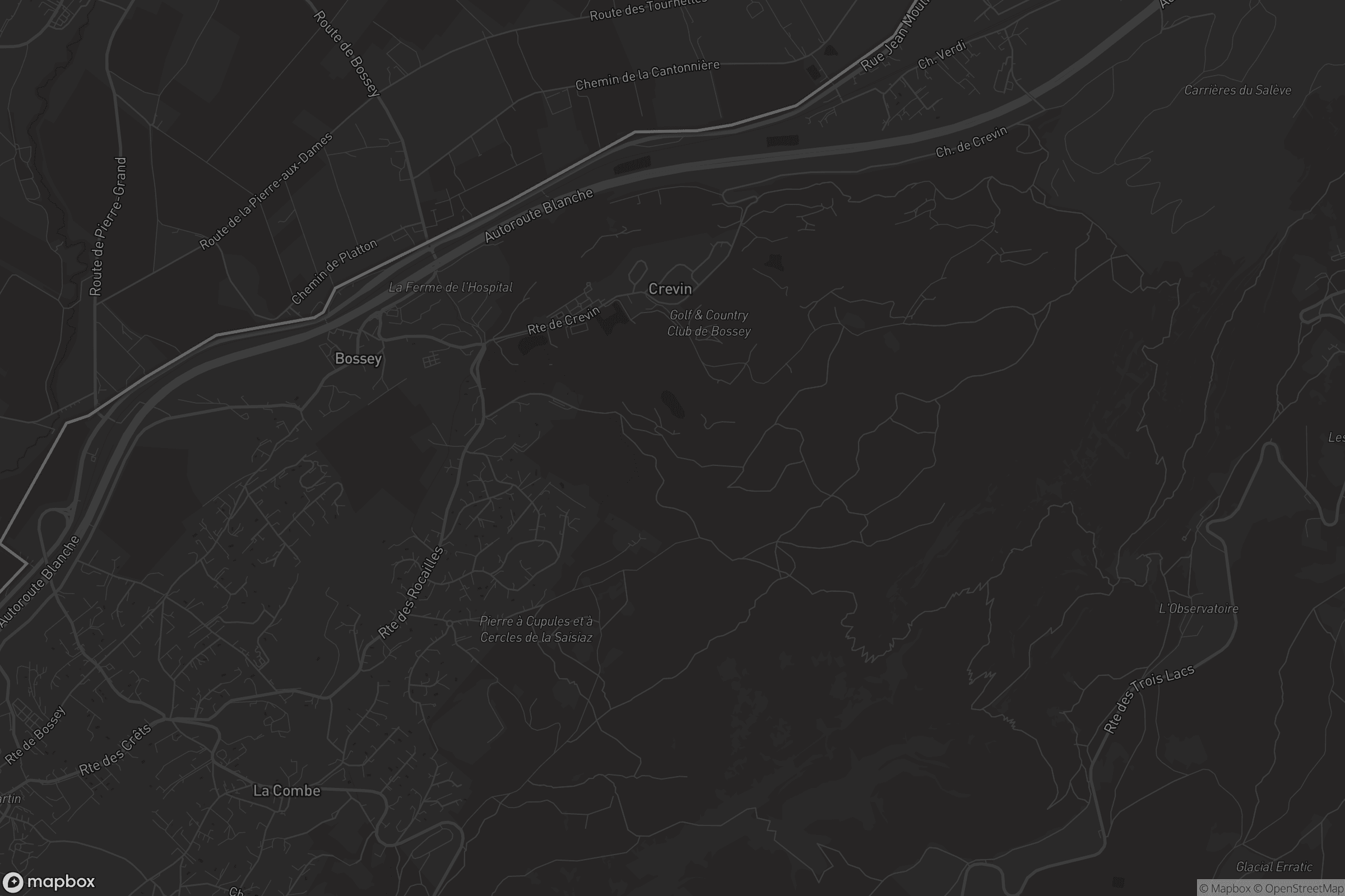 Carte de Bossey