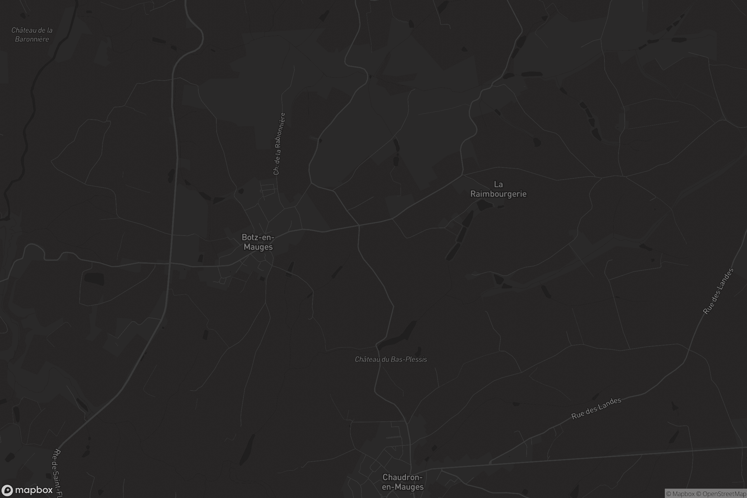 Carte de Botz-en-Mauges