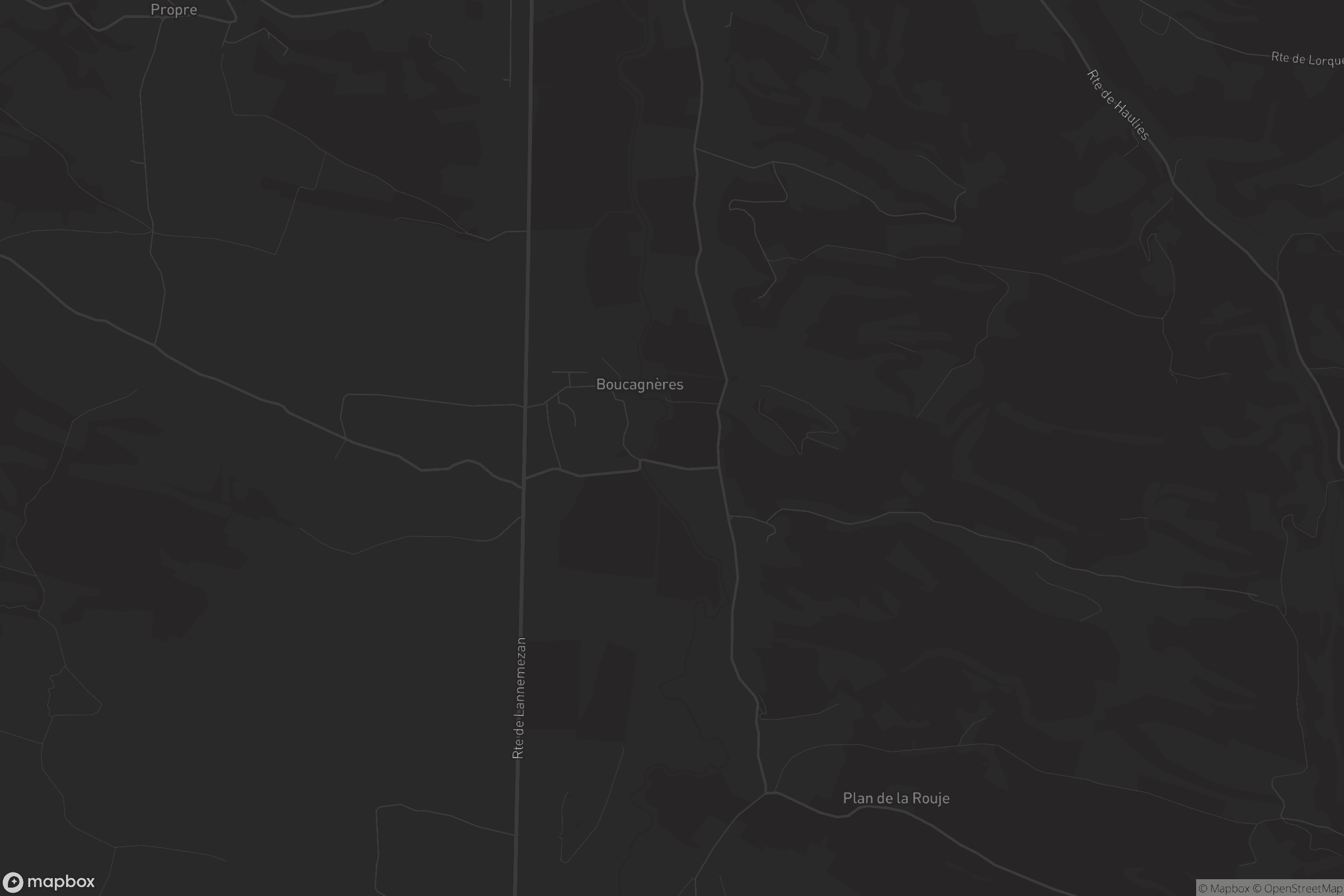 Carte de Boucagnères