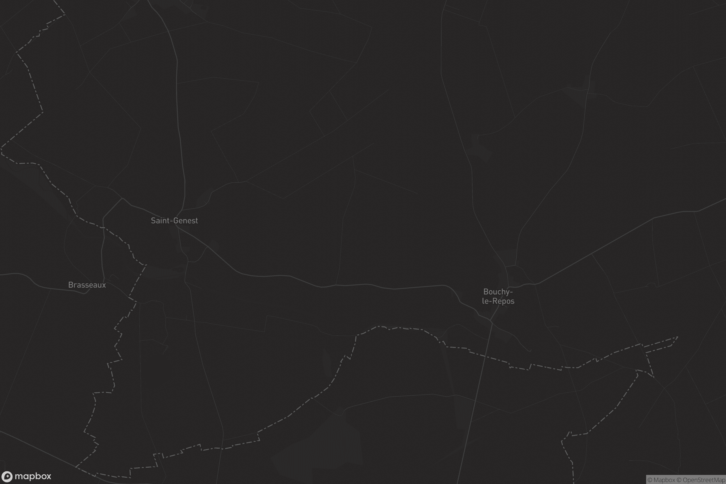 Carte de Bouchy-Saint-Genest