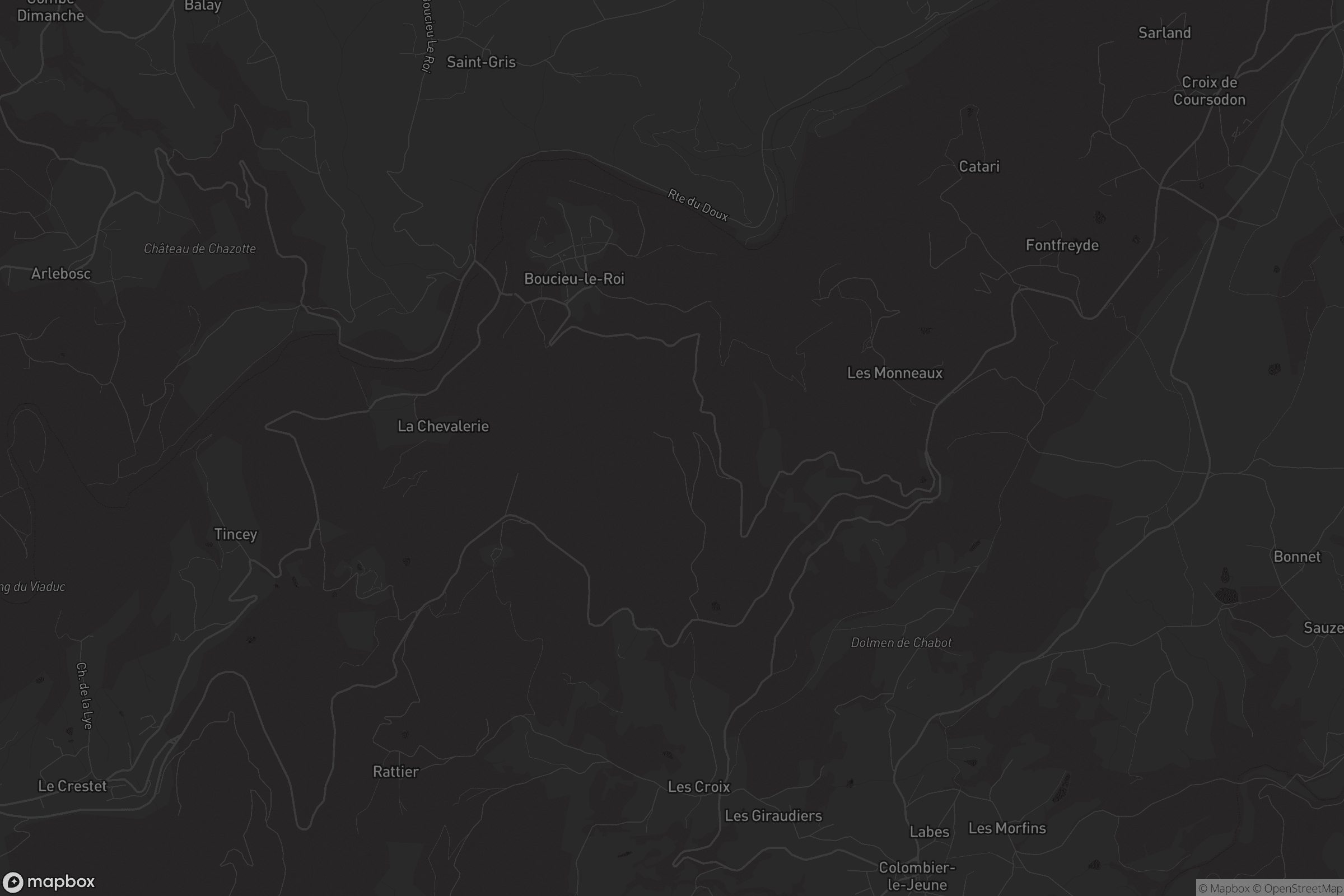 Carte de Boucieu-le-Roi