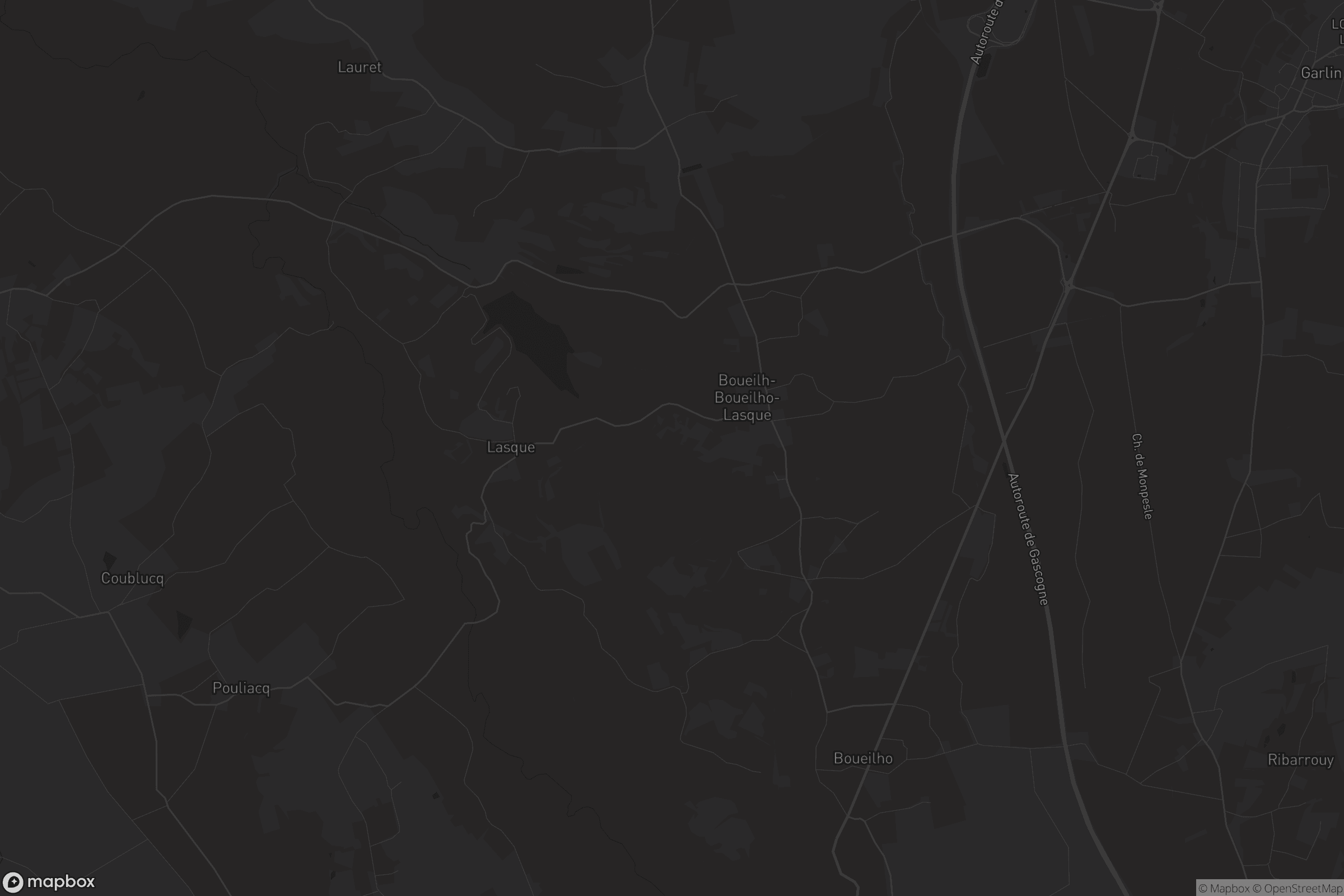 Carte de Boueilh-Boueilho-Lasque