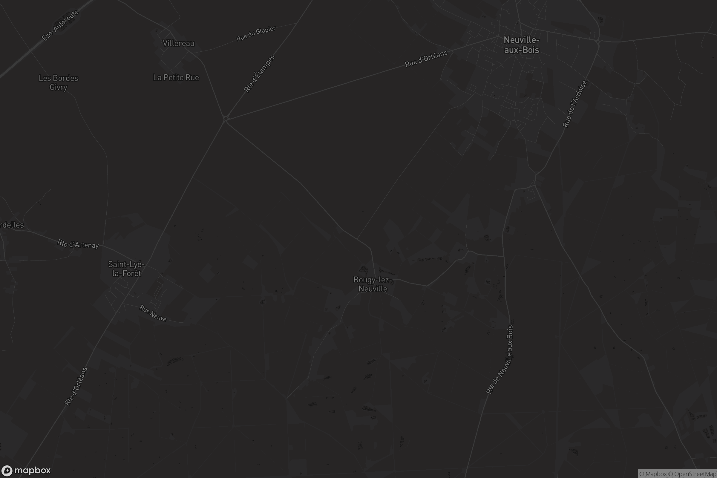 Carte de Bougy-lez-Neuville
