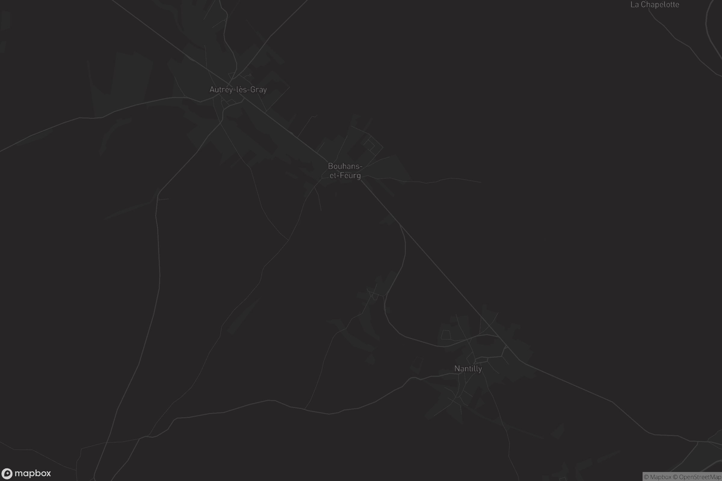 Carte de Bouhans-et-Feurg