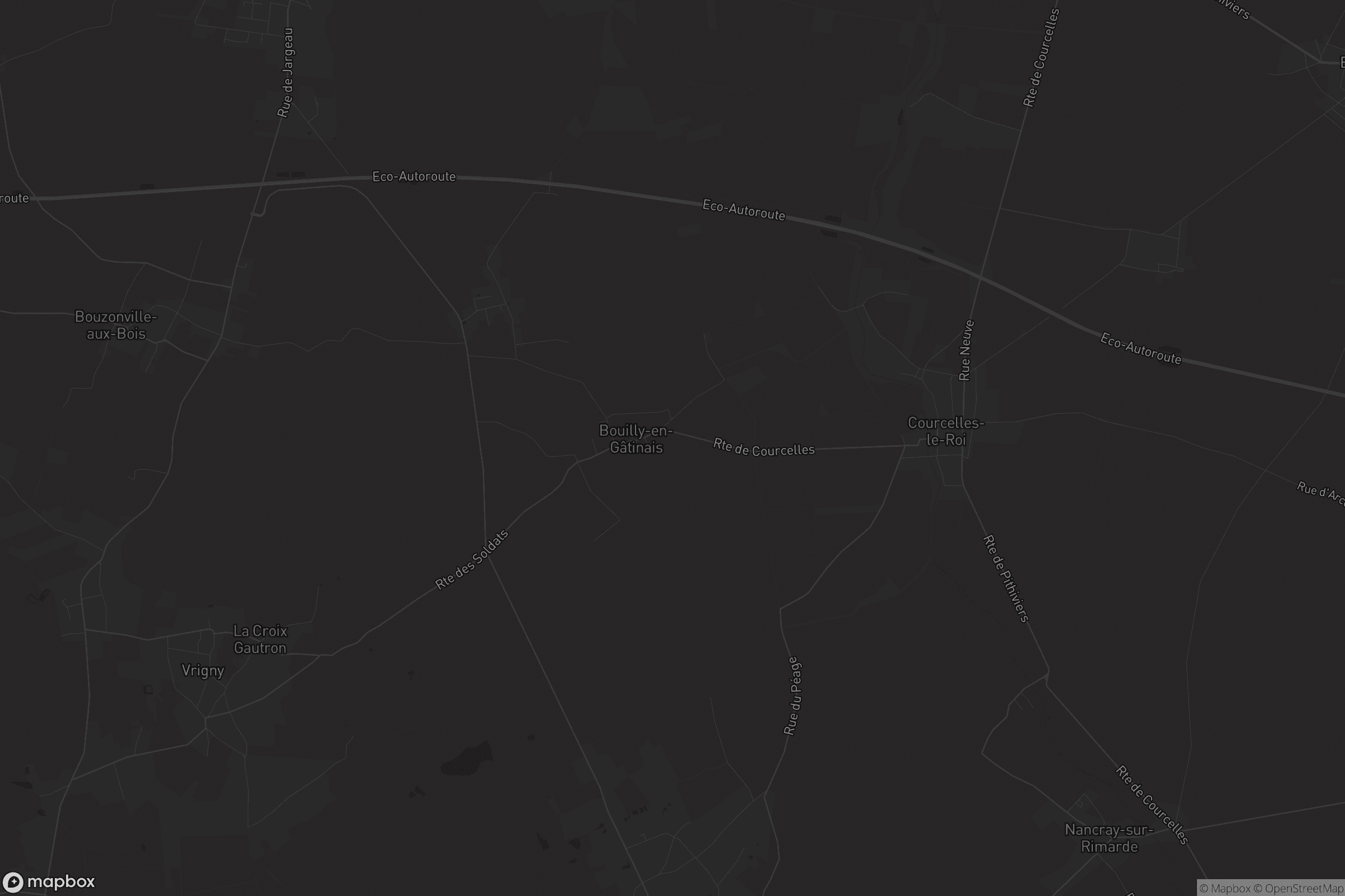 Carte de Bouilly-en-Gâtinais