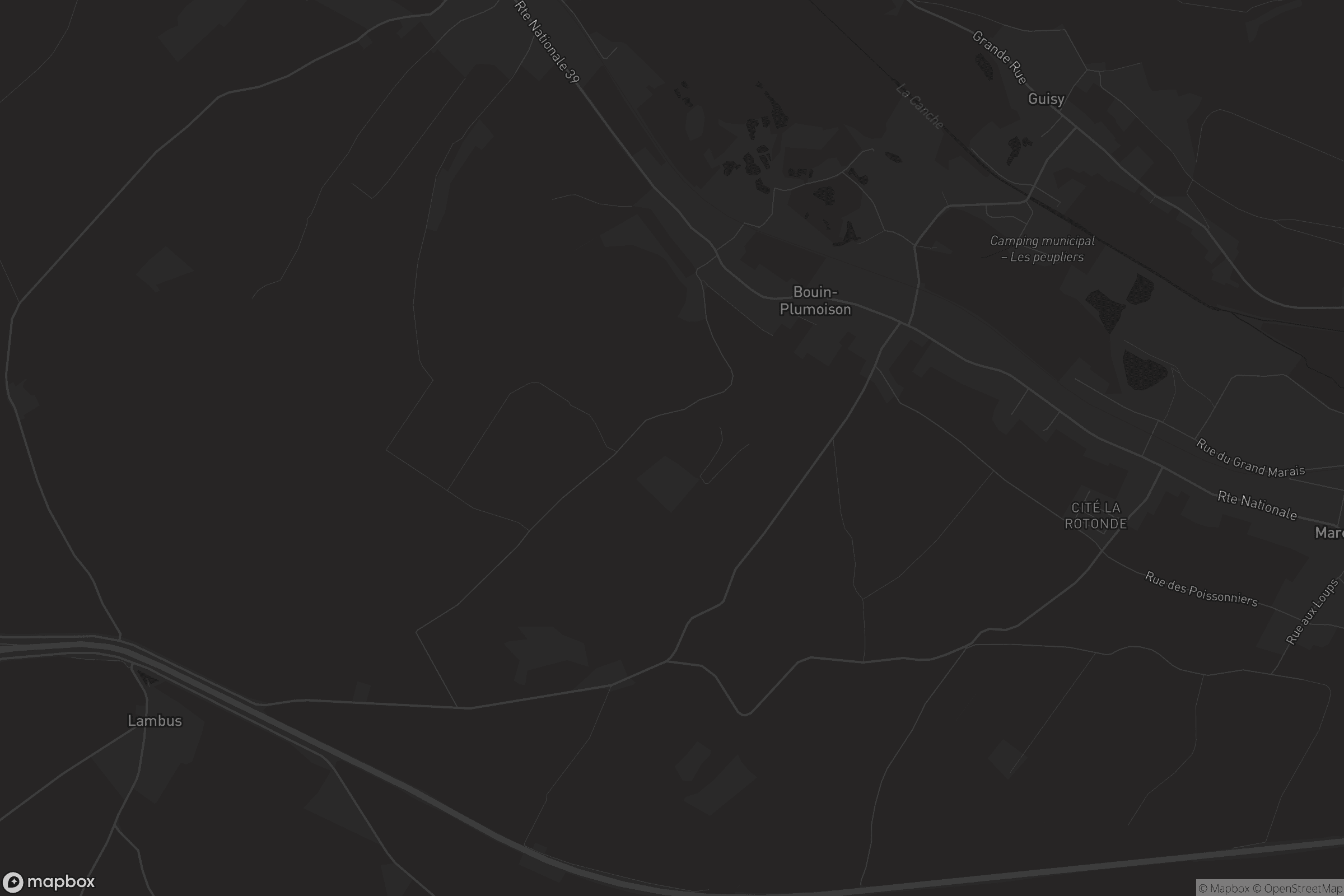 Carte de Bouin-Plumoison