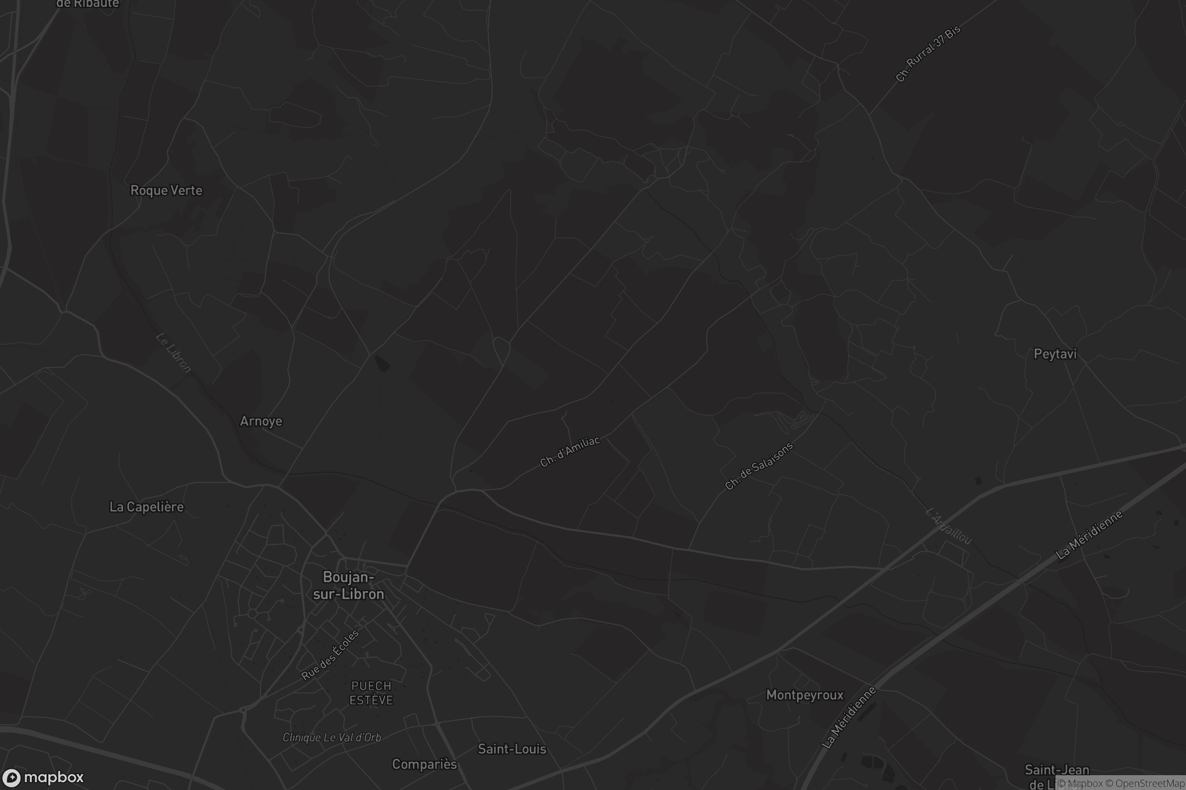 Carte de Boujan-sur-Libron