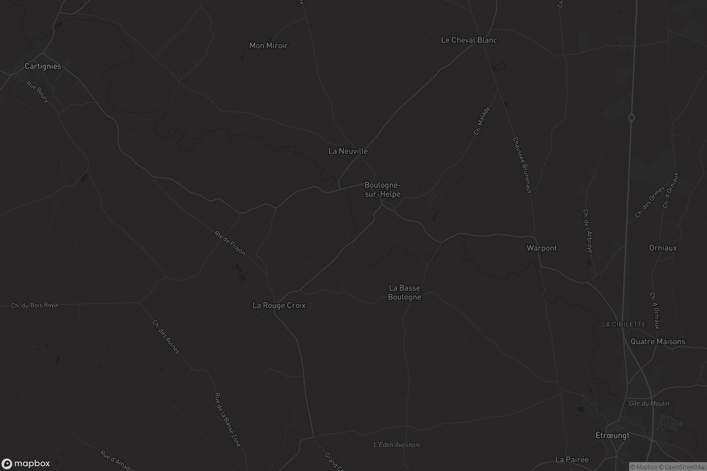 Carte de Boulogne-sur-Helpe