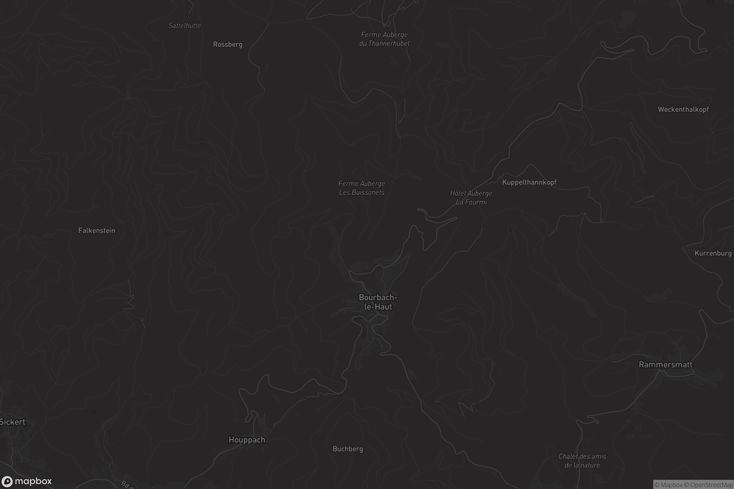 Carte de Bourbach-le-Haut