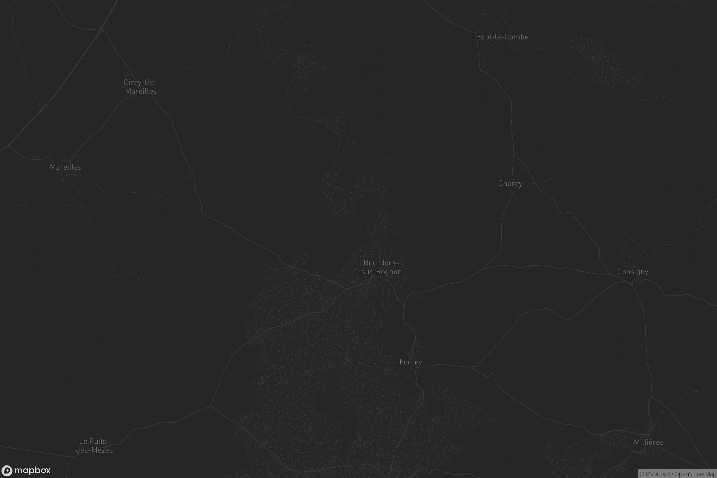 Carte de Bourdons-sur-Rognon