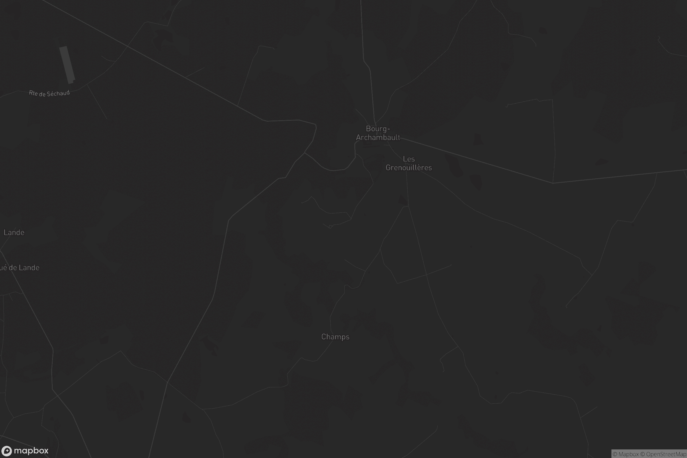 Carte de Bourg-Archambault