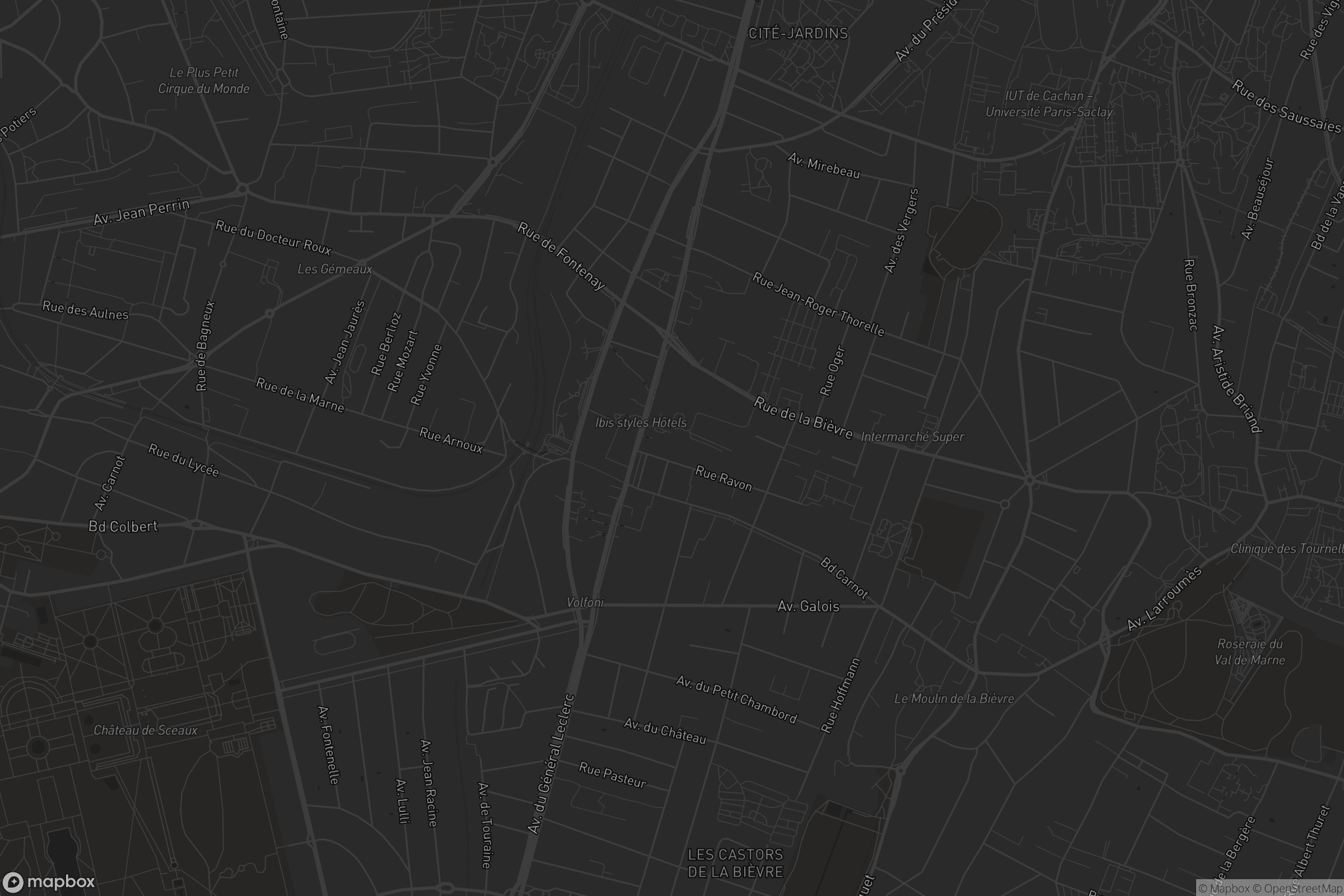 Carte de Bourg-la-Reine