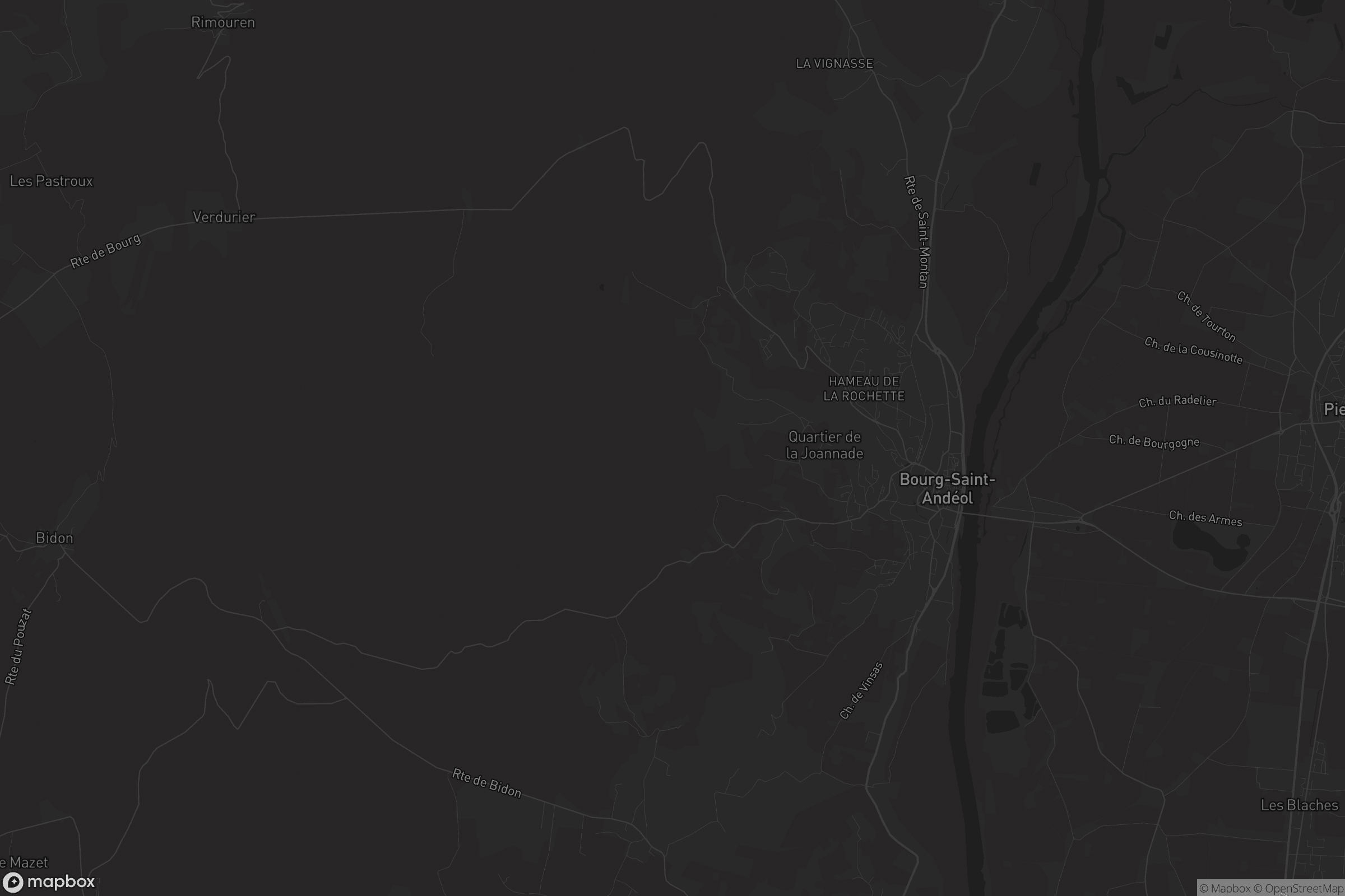 Carte de Bourg-Saint-Andéol