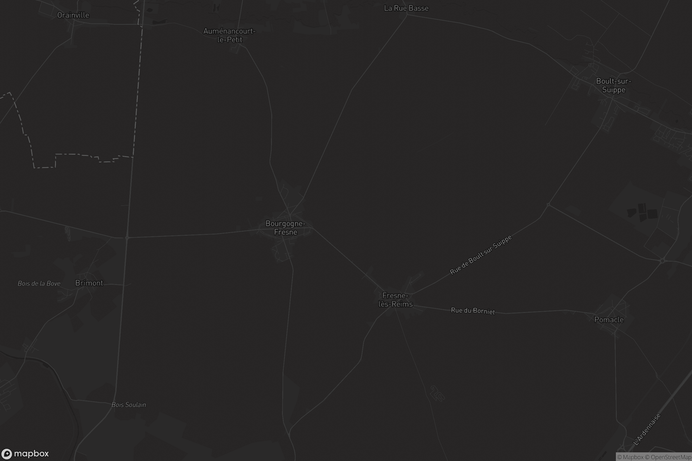 Carte de Bourgogne-Fresne